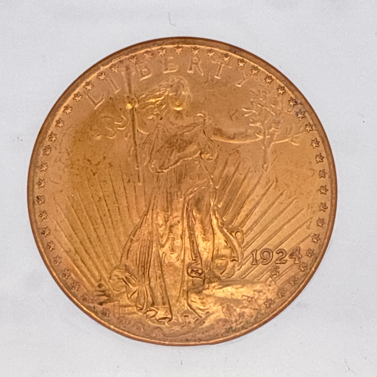1924 $20 Saint-Gaudens Double Eagle MS64 PCGS Graded