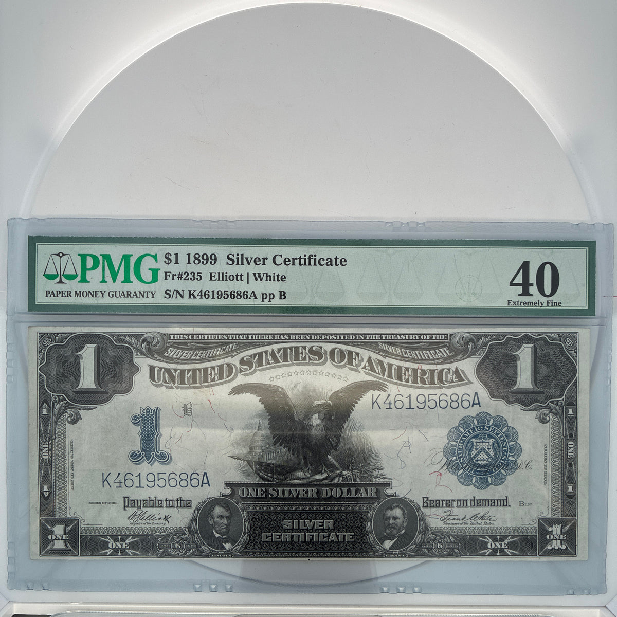 1899 $1 "Black Eagle" Silver Certificate
