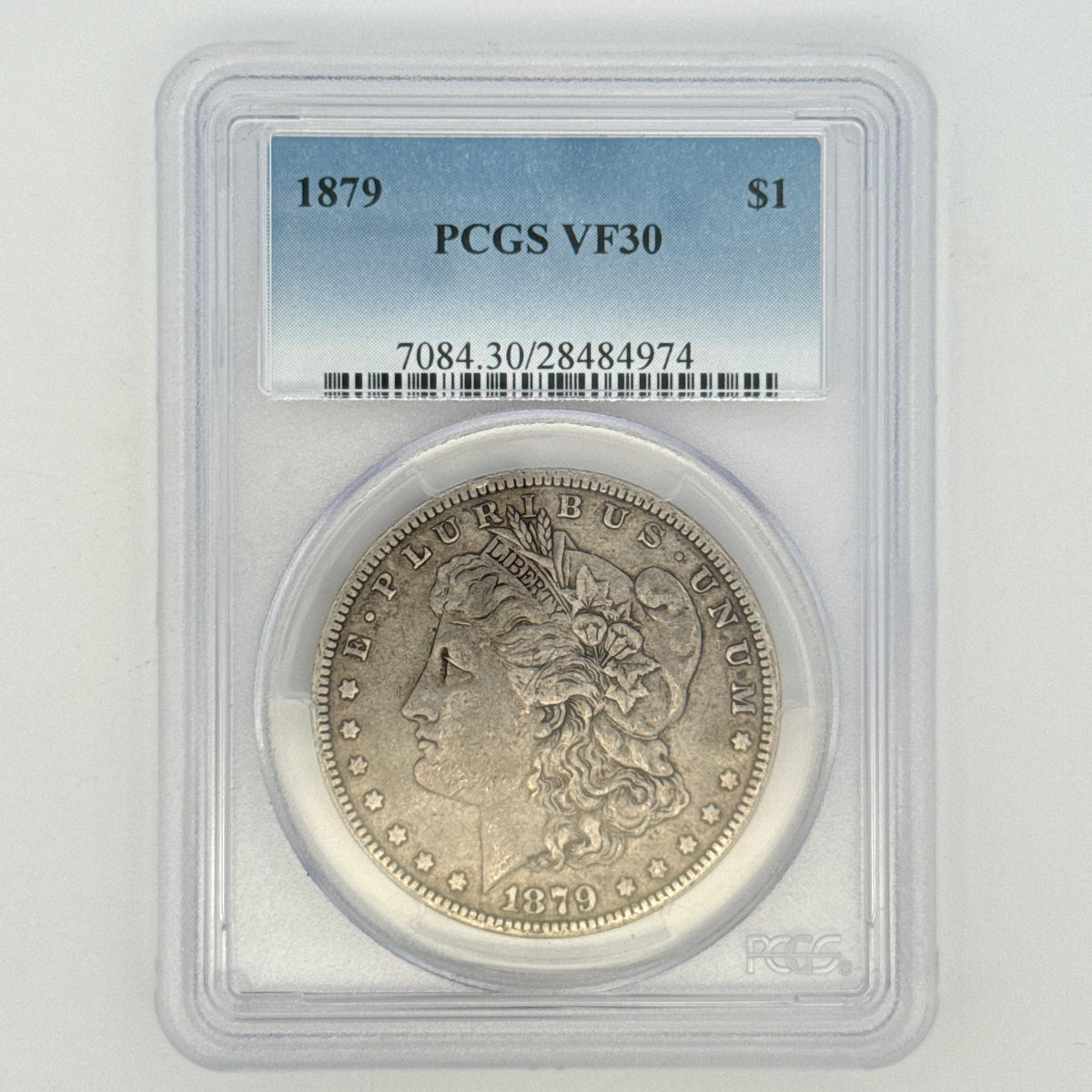 1879 Morgan Silver Dollar VF30 PCGS Graded