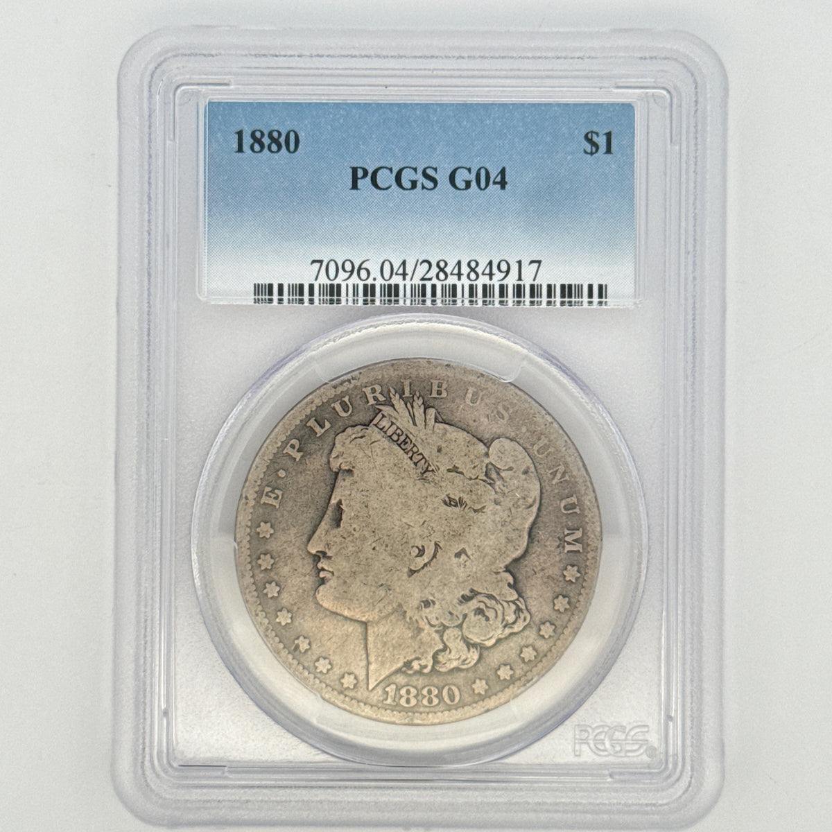 1880 Morgan Silver Dollar G4 PCGS Graded