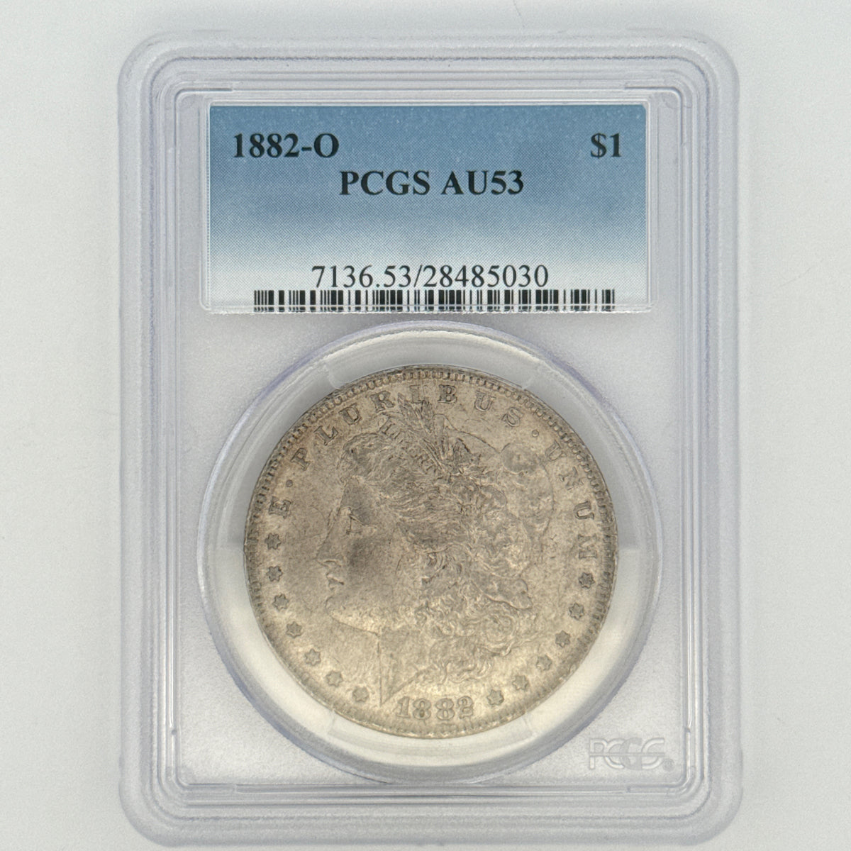1882-O Morgan Silver Dollar AU53 PCGS Graded