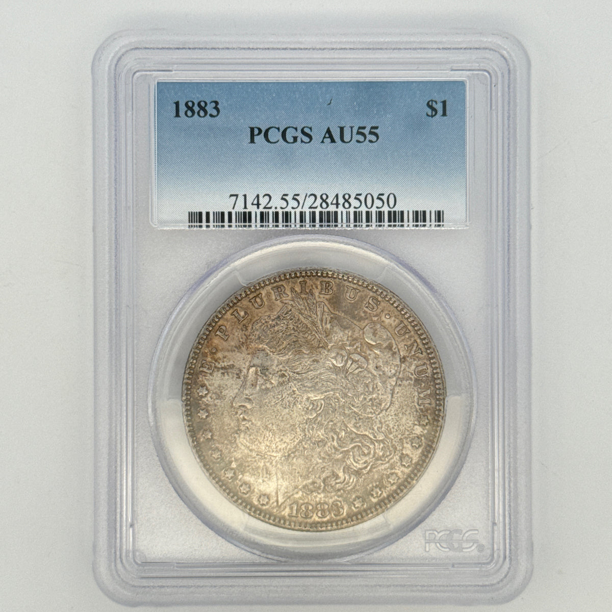 1883 Morgan Silver Dollar AU55 PCGS Graded