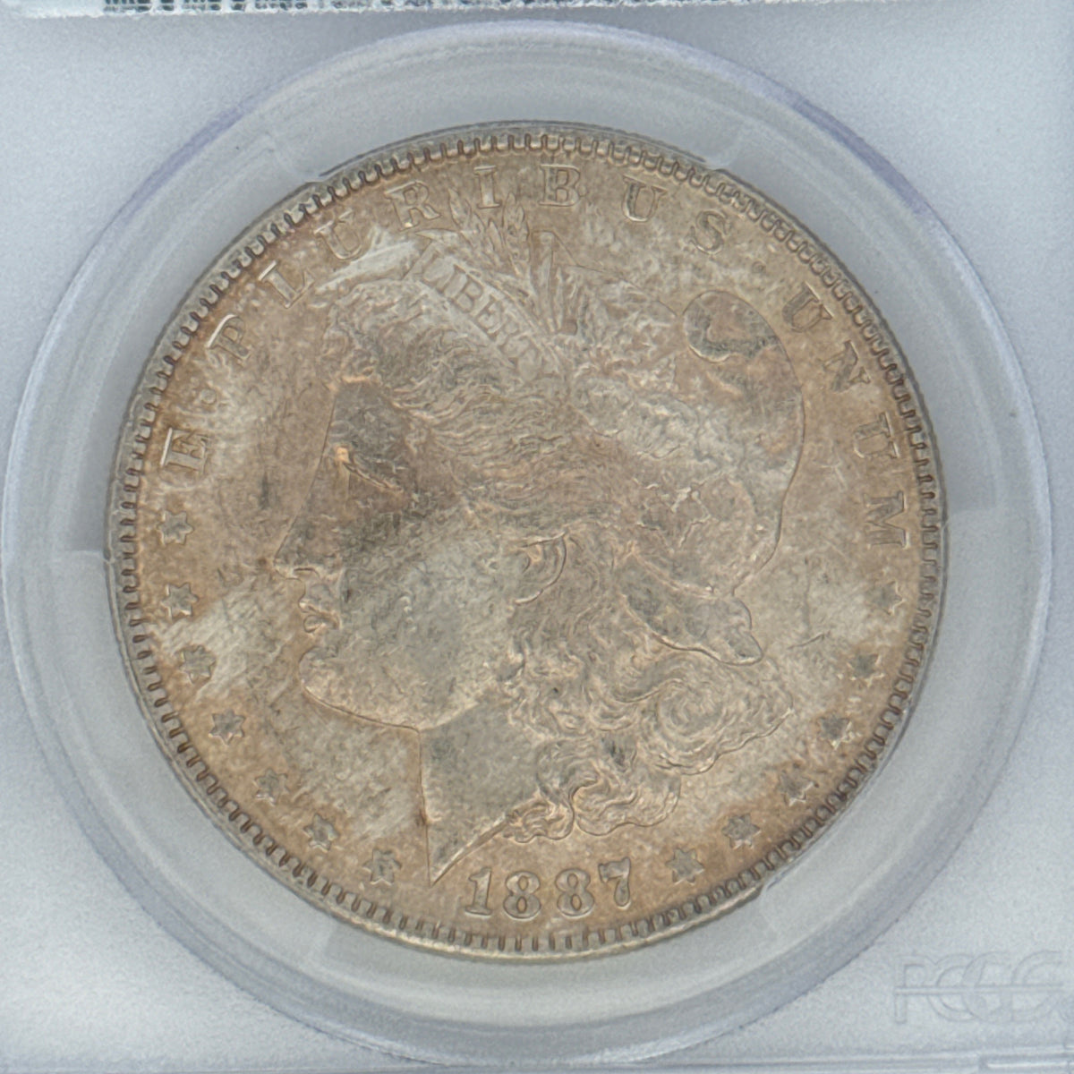 1887 Morgan Silver Dollar MS62 PCGS Graded