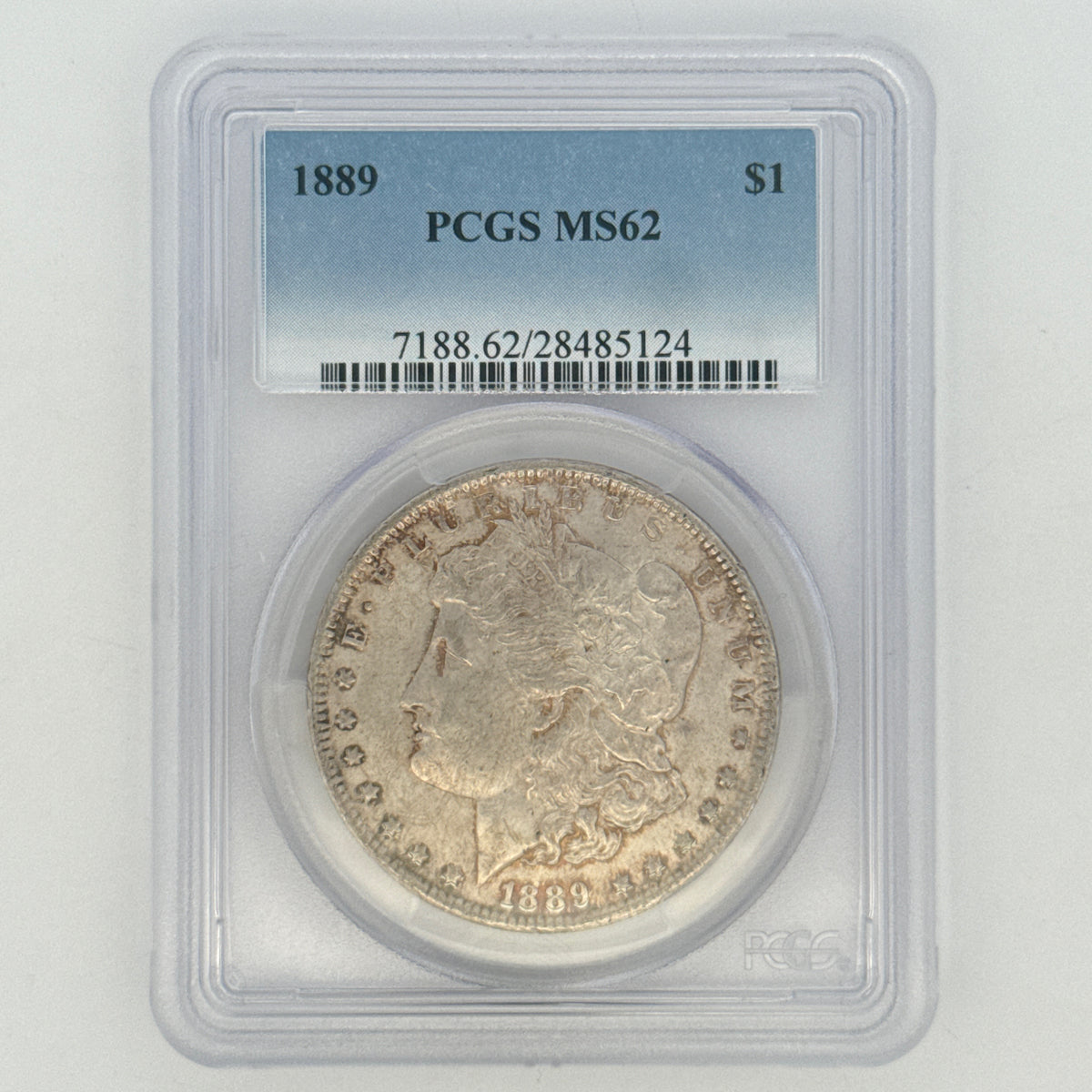 1889 Morgan Silver Dollar MS62 PCGS Graded
