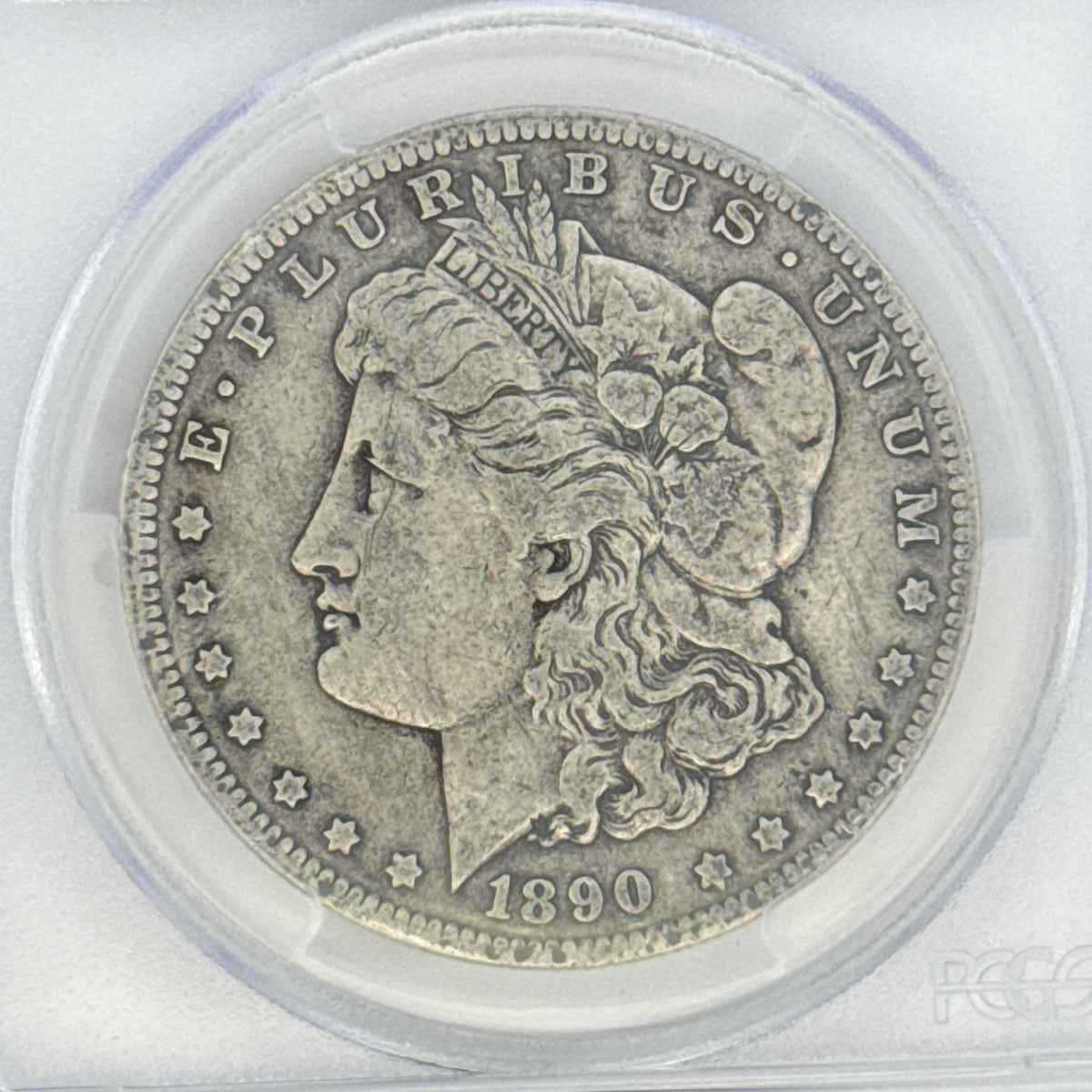 1890-O Morgan Silver Dollar F12 PCGS Graded