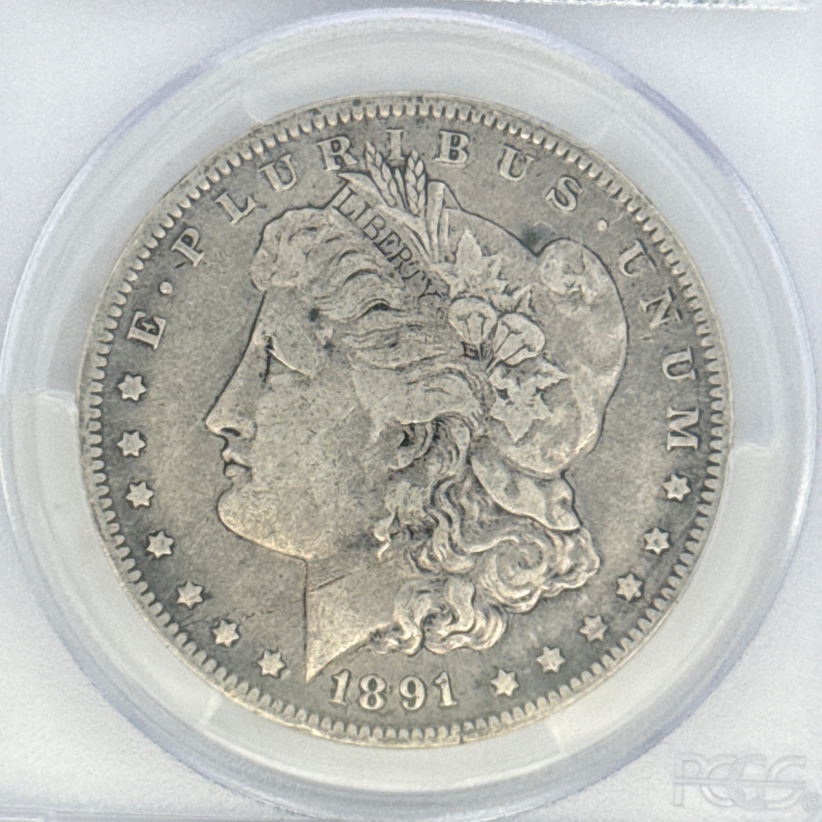 1891-O Morgan Silver Dollar VF20 PCGS Graded