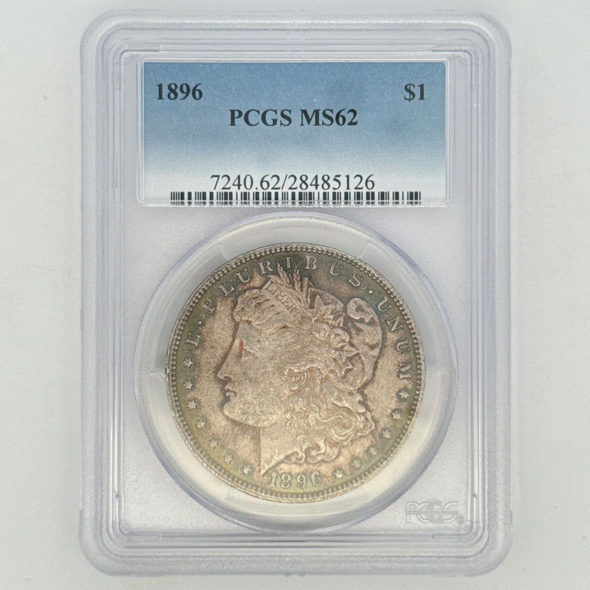 1896 Morgan Silver Dollar MS62 PCGS Graded
