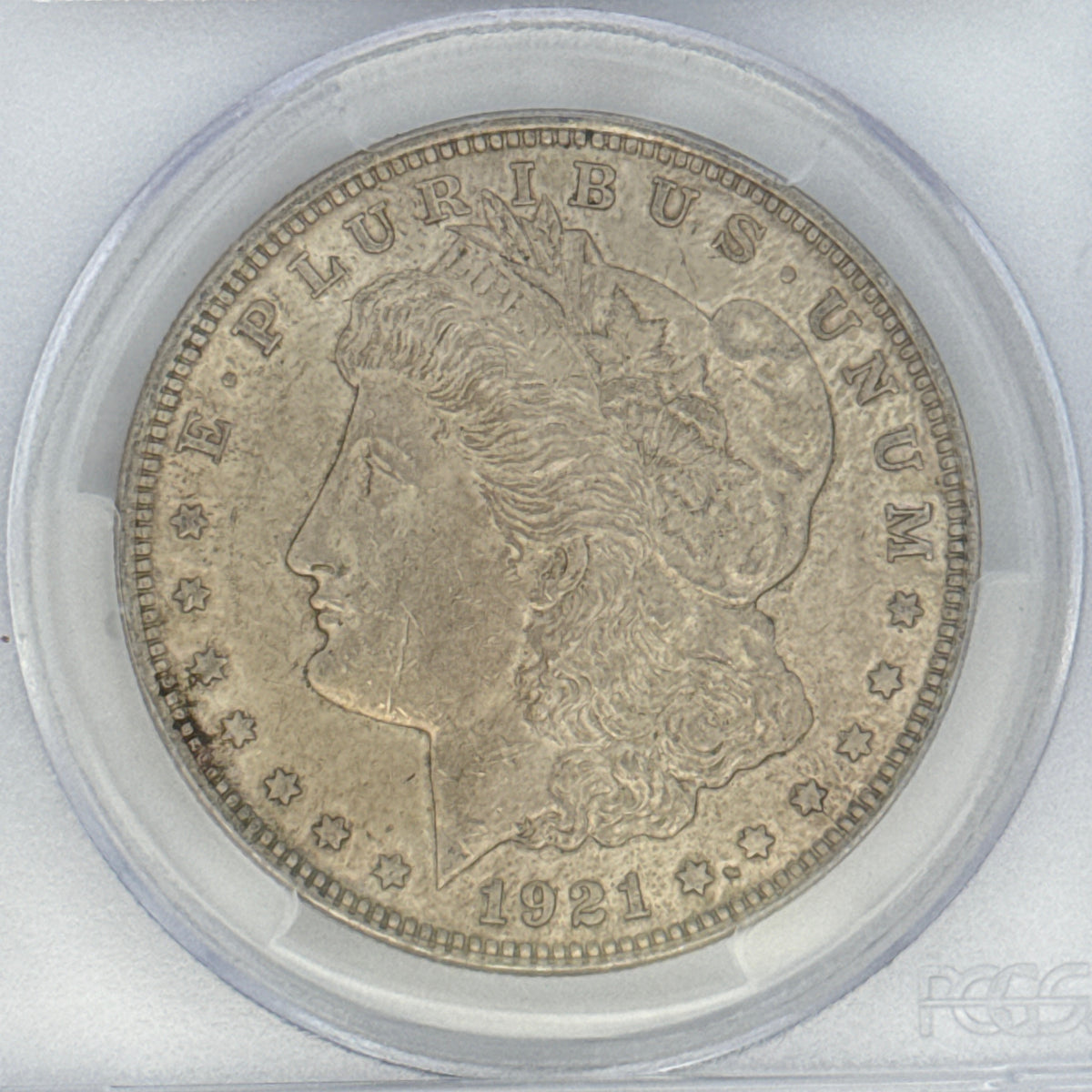 1921 Morgan Silver Dollar AU55 PCGS Graded