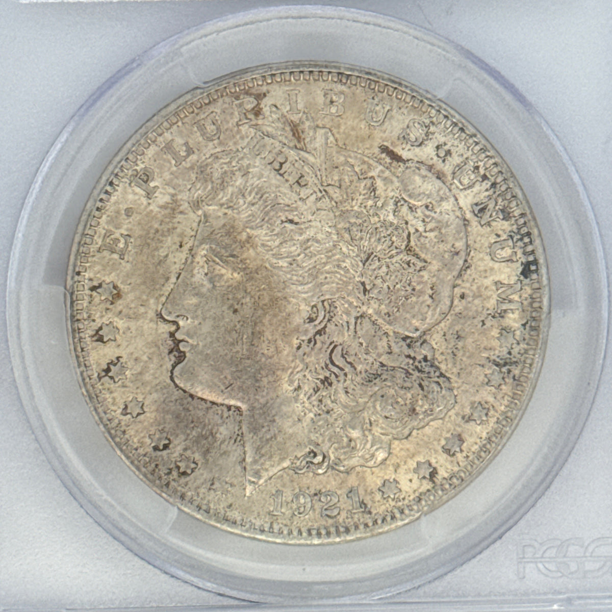 1921 Morgan Silver Dollar AU58 PCGS Graded