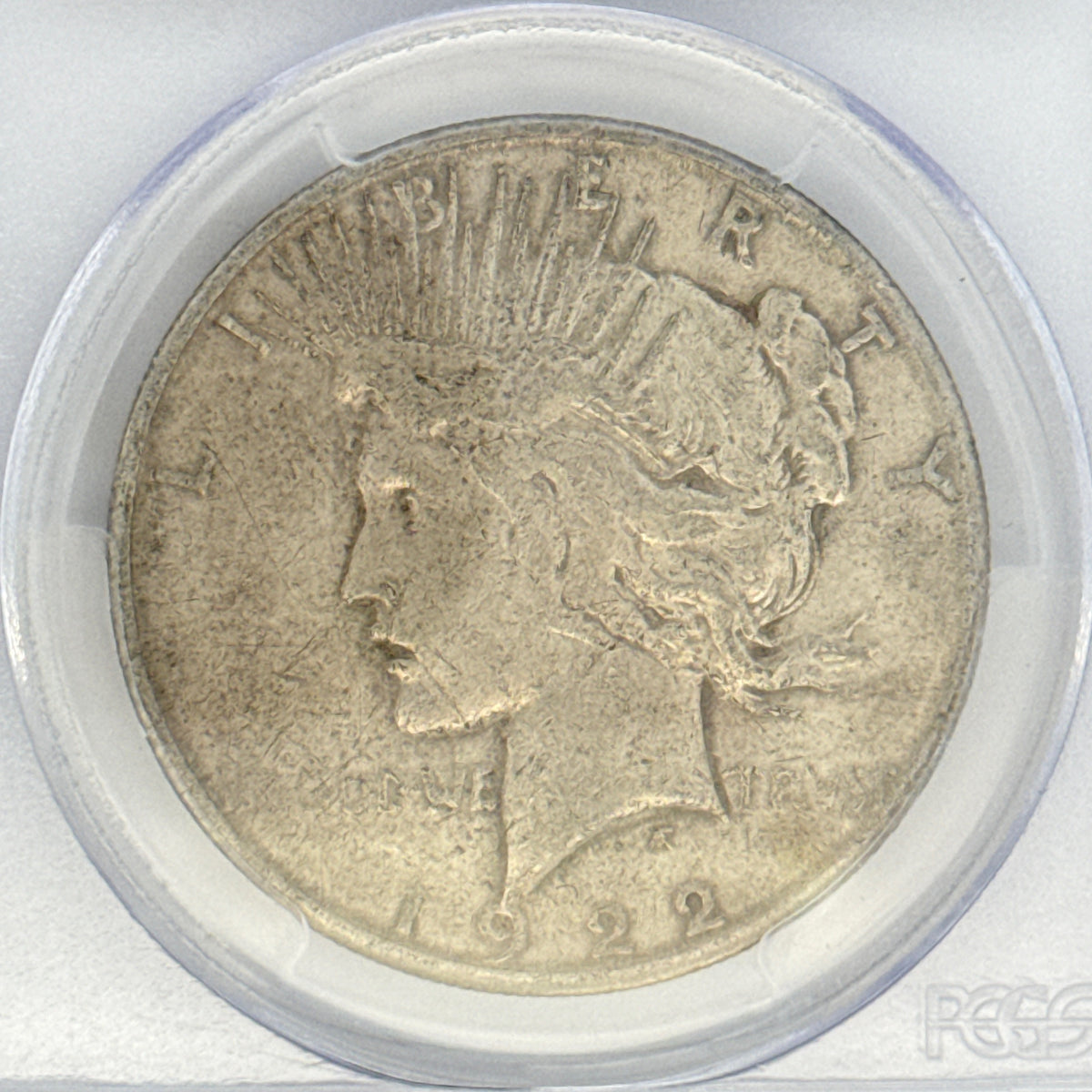 1922-S Peace Silver Dollar VF30 PCGS Graded