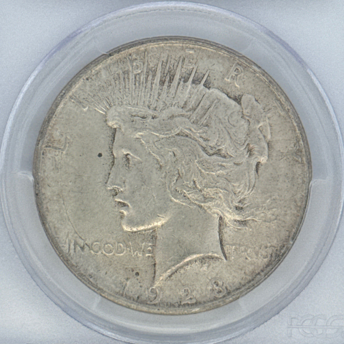 1923-D Peace Silver Dollar AU53 PCGS Graded