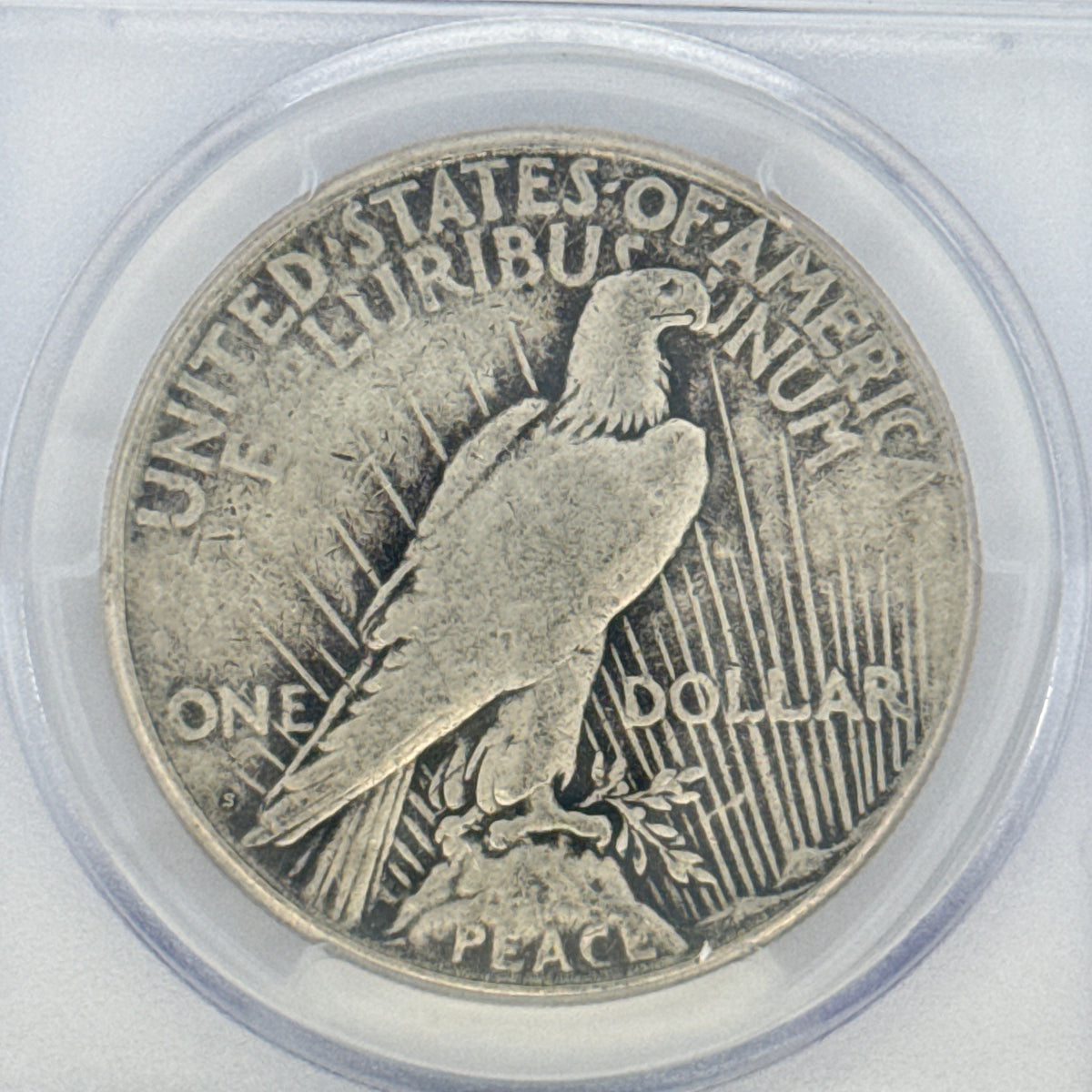 1923-S Peace Silver Dollar VG08 PCGS Graded