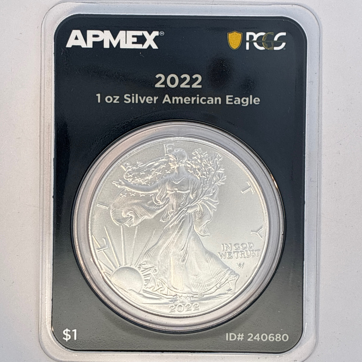2022 American Silver Eagle, Apmex x PCGS First Strike