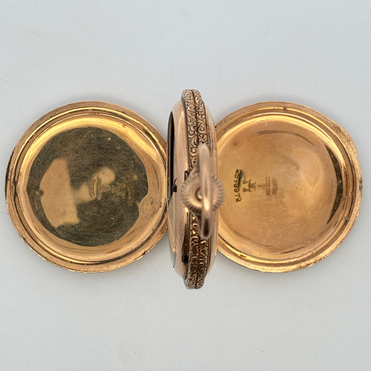 Elgin hunter Pocket Watch 14k GF