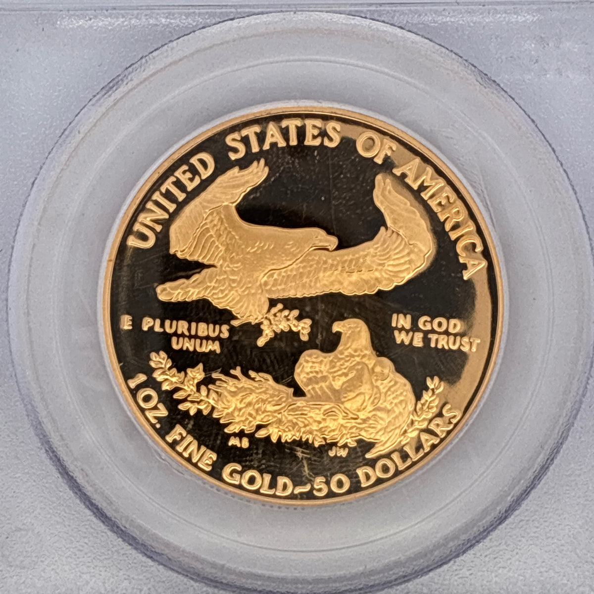 1988-W $50 American Gold Eagle PR69DCAM PCGS Graded