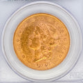 1876-S $20 Liberty Head Double Eagle AU58 PCGS Graded