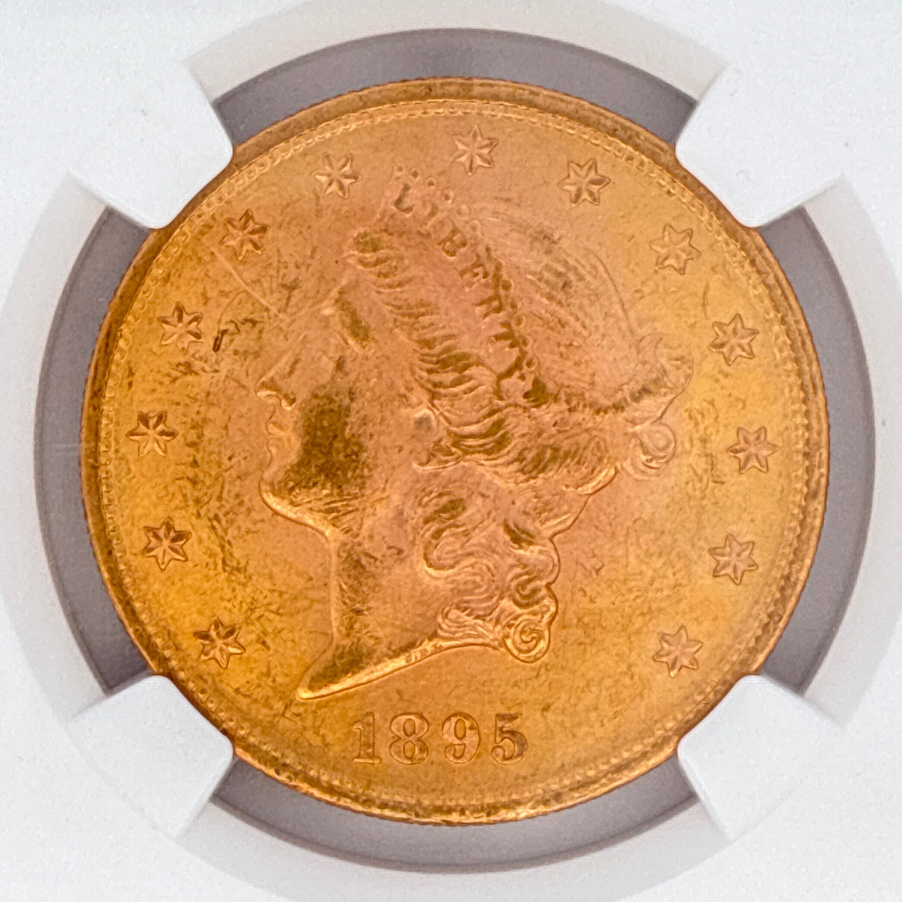 1895 $20 Liberty Head Double Eagle MS63 NGC Graded