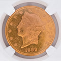 1896-S $20 Liberty Head Double Eagle MS62 NGC Graded