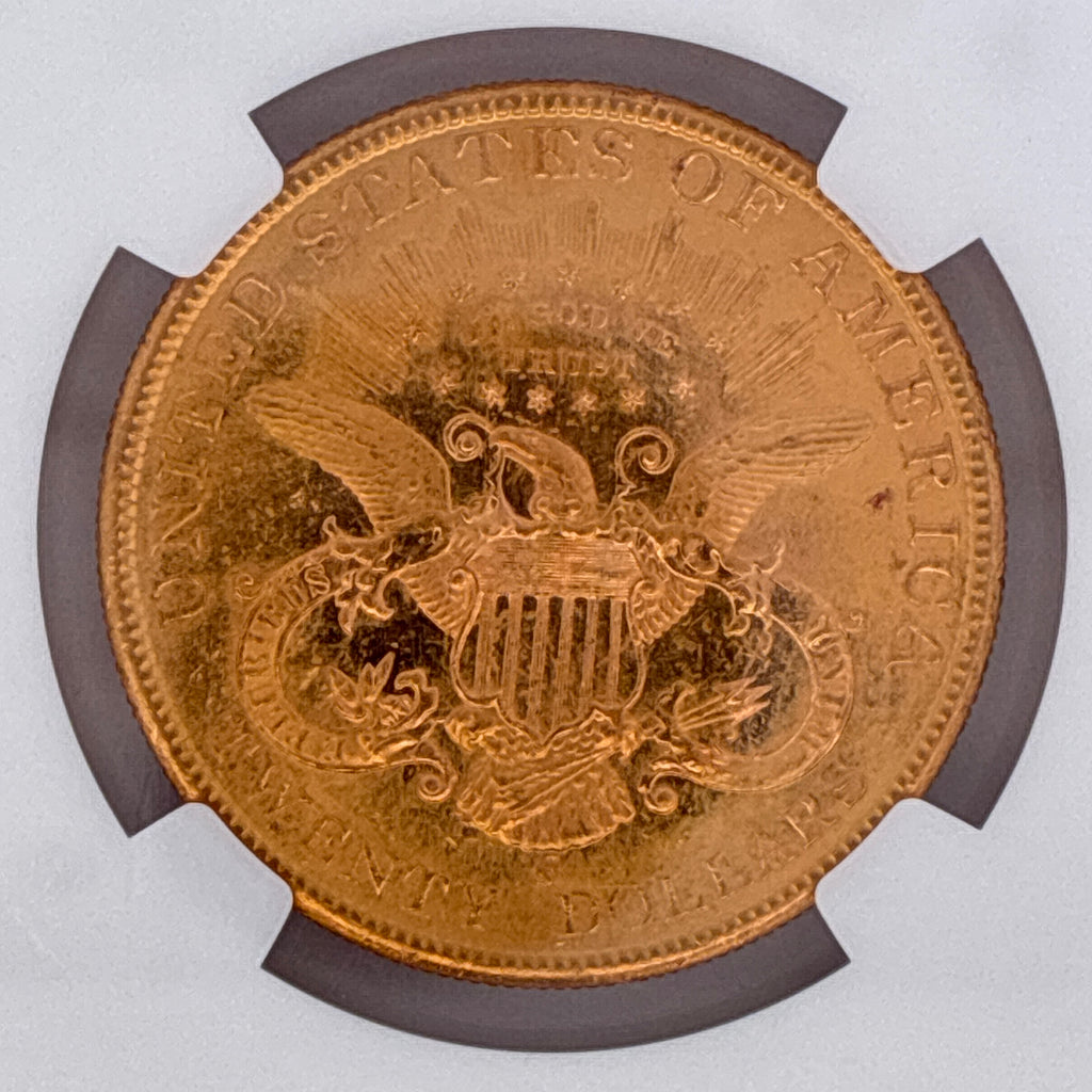 1896-S $20 Liberty Head Double Eagle MS62 NGC Graded