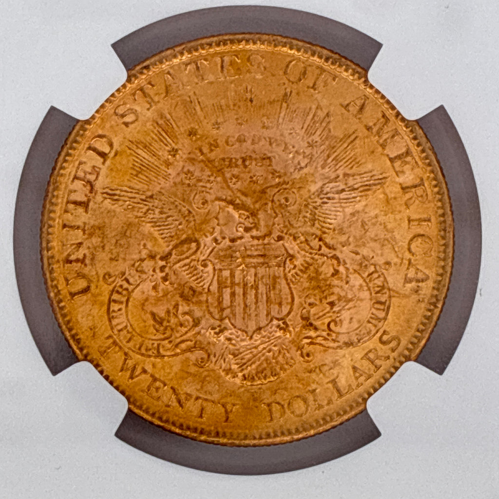 1898 $20 Liberty Head Double Eagle MS62 NGC Graded