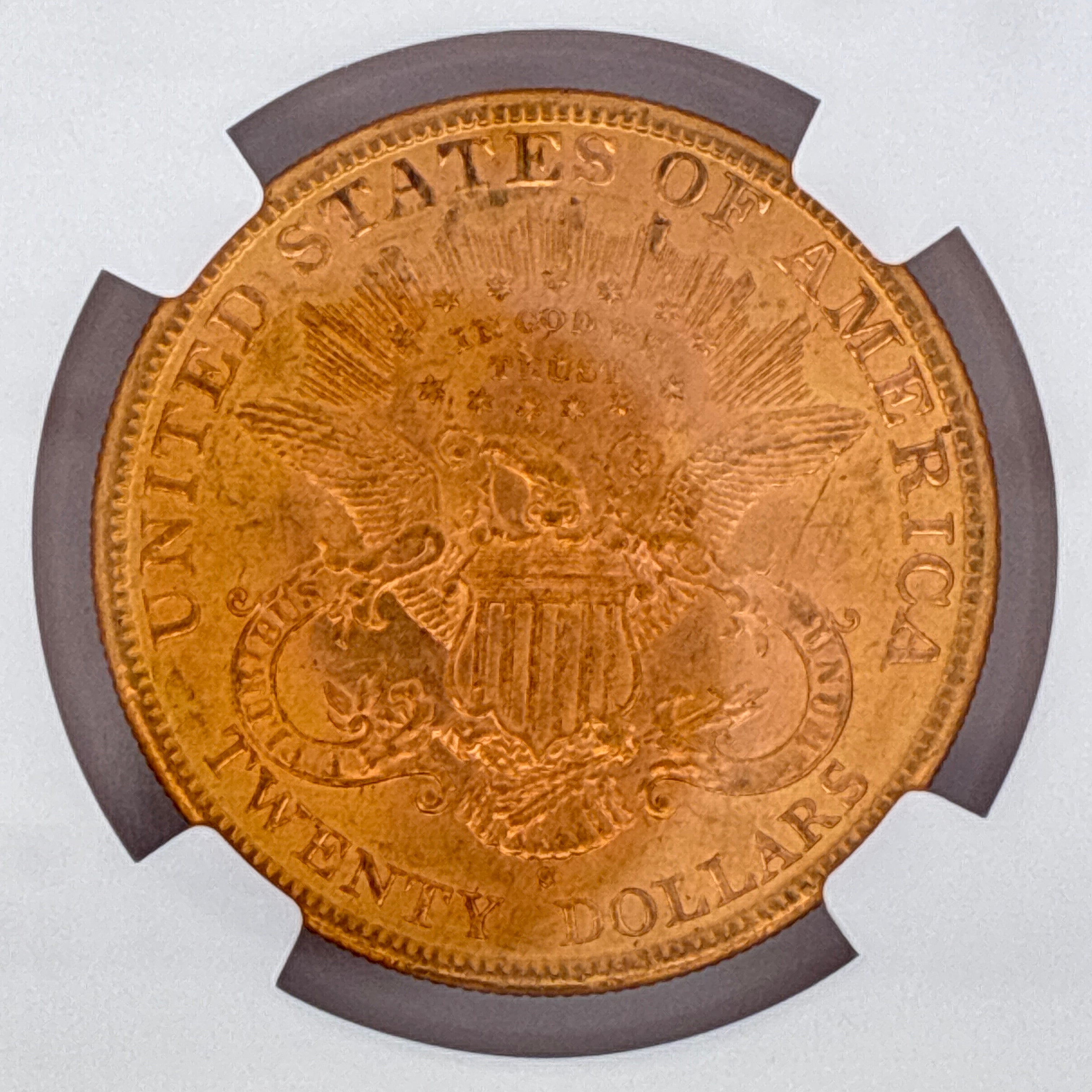 1898-S $20 Liberty Head Double Eagle MS62 NGC Graded