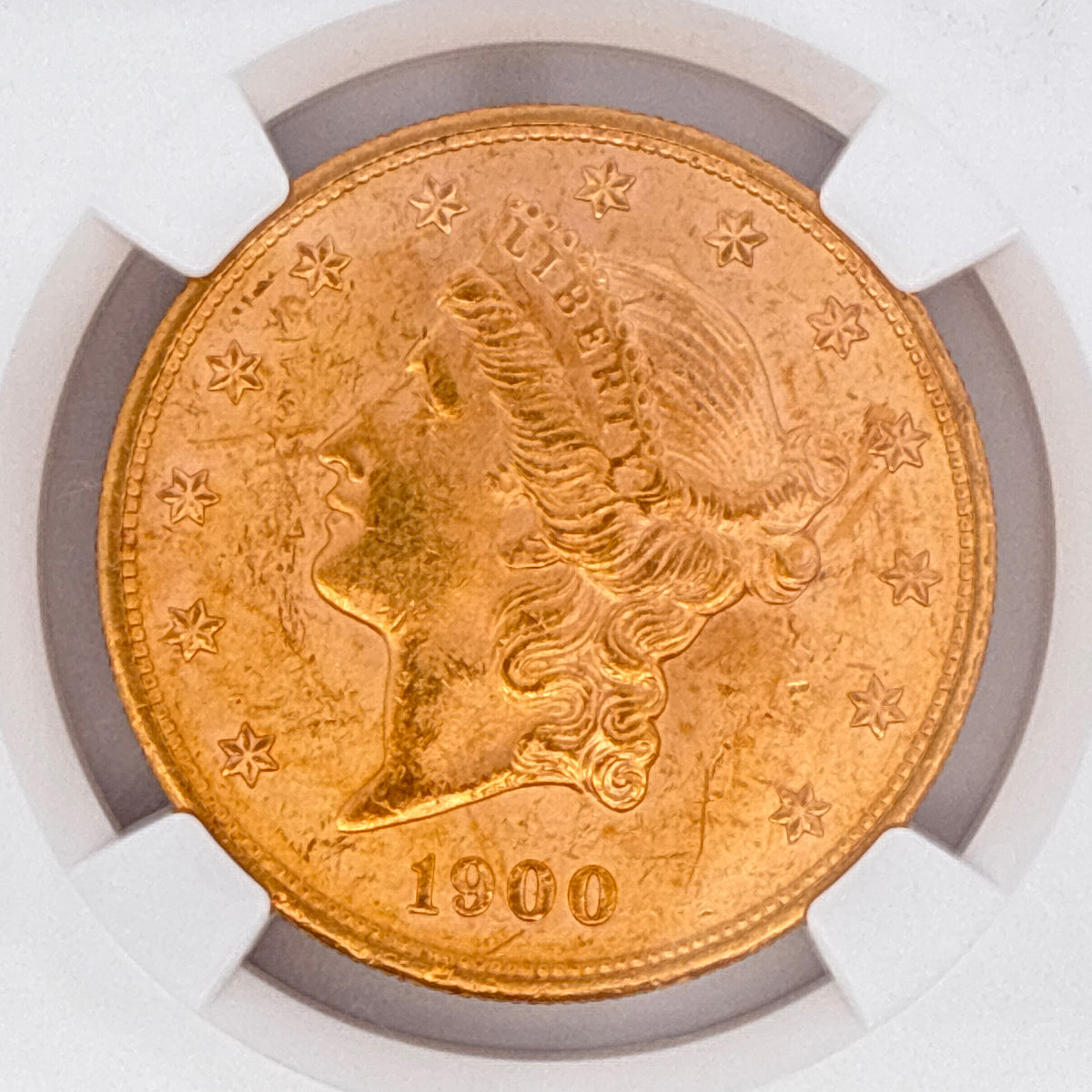 1900 $20 Liberty Head Double Eagle MS63 NGC Graded