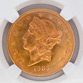 1903 $20 Liberty Head Double Eagle MS63 NGC Graded