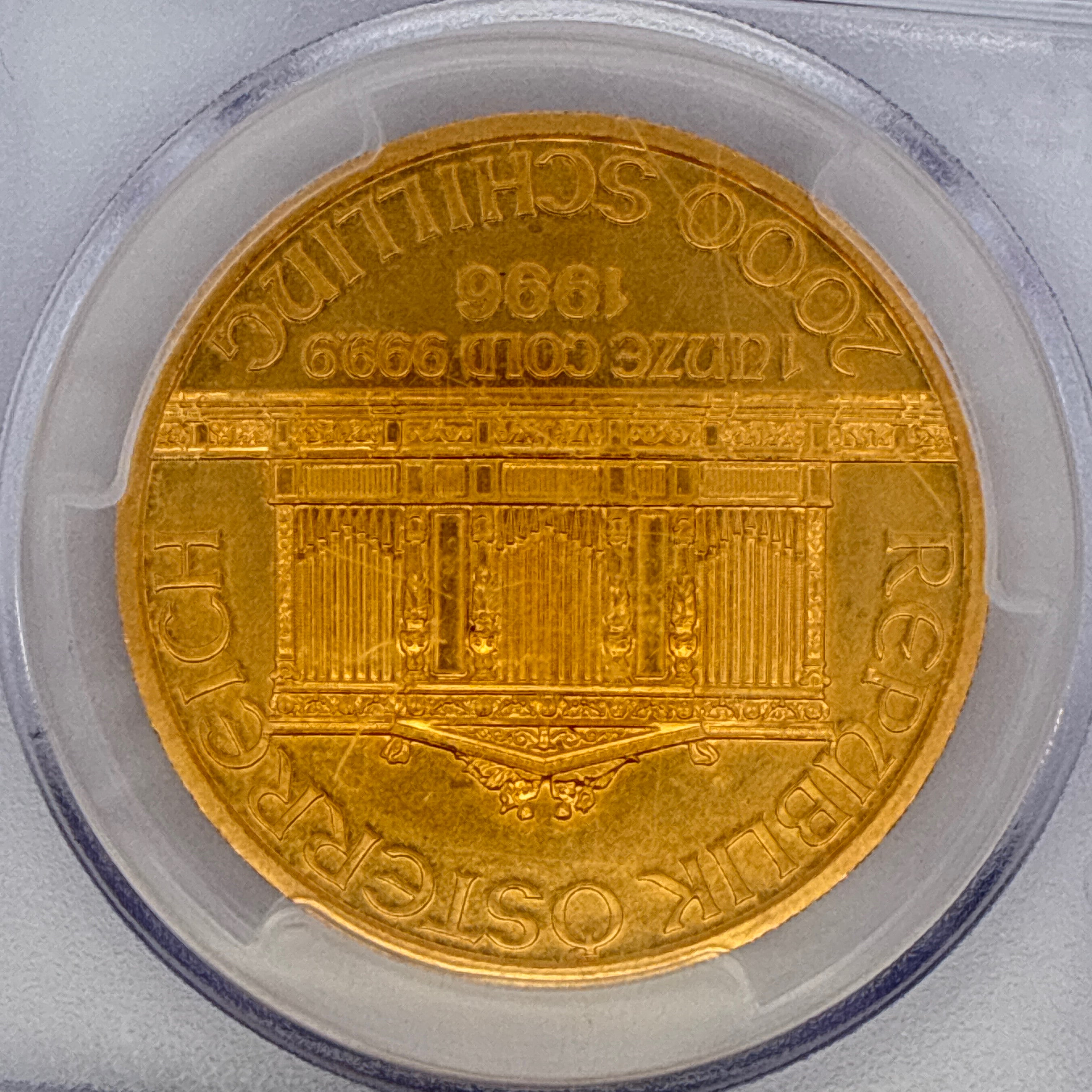 1996 2000 Schilling Austria Vienna Phil MS64 PCGS Graded