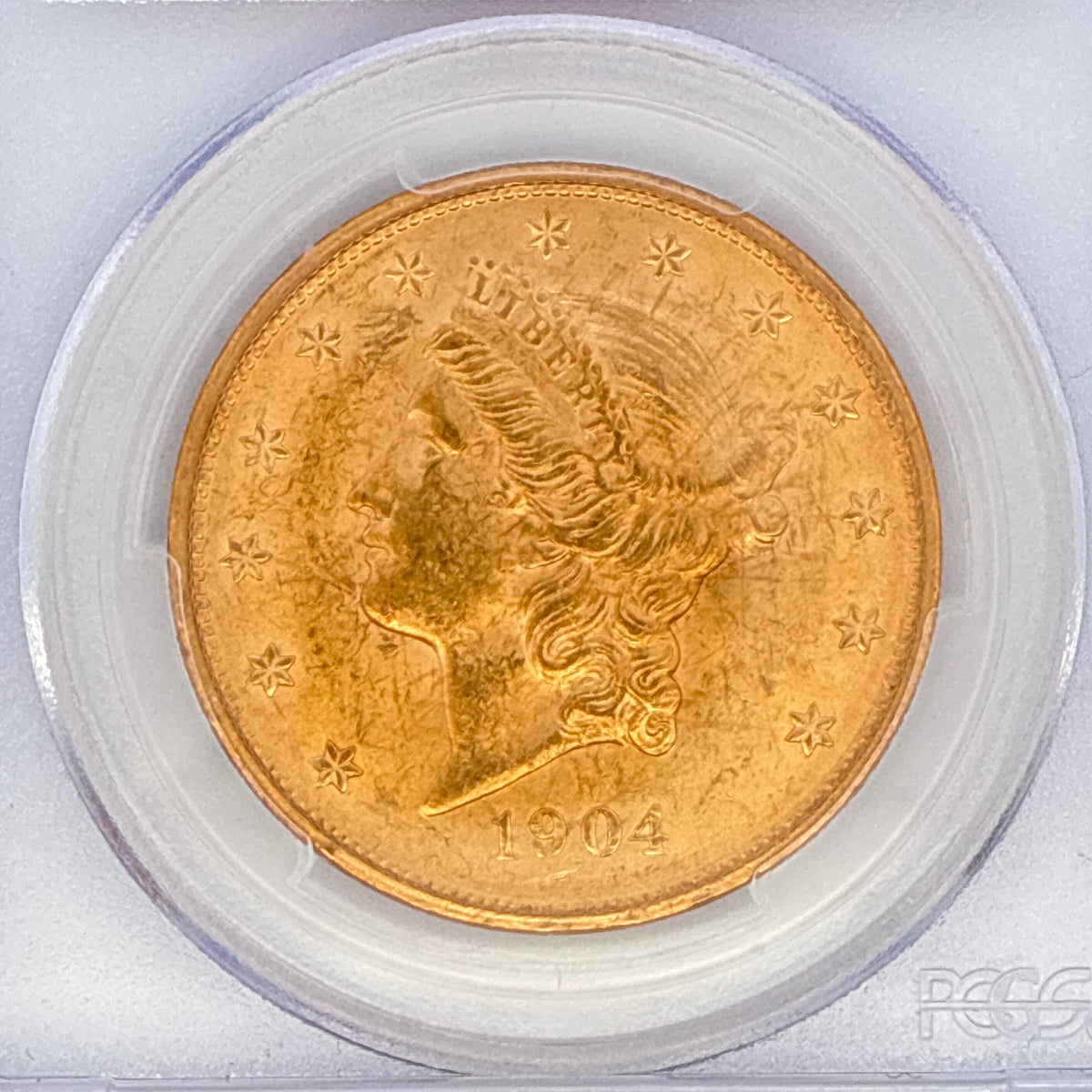 1904 $20 Liberty Head Double Eagle MS63 NGC Graded