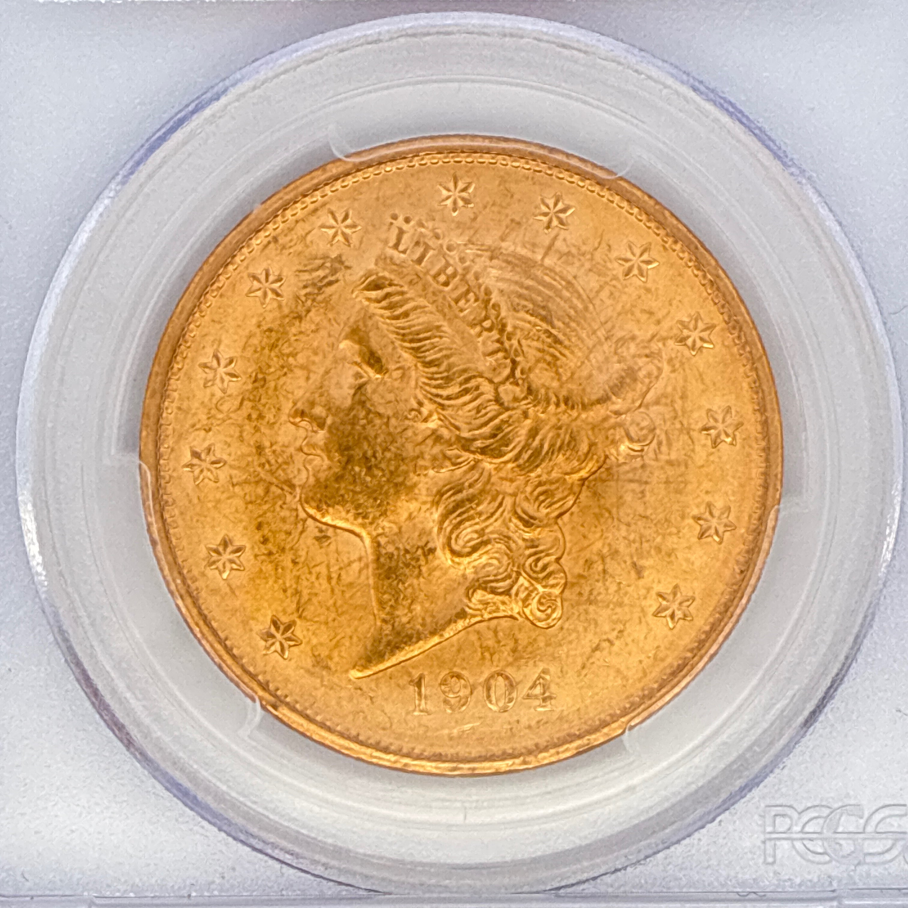 1904 $20 Liberty Head Double Eagle MS63 NGC Graded