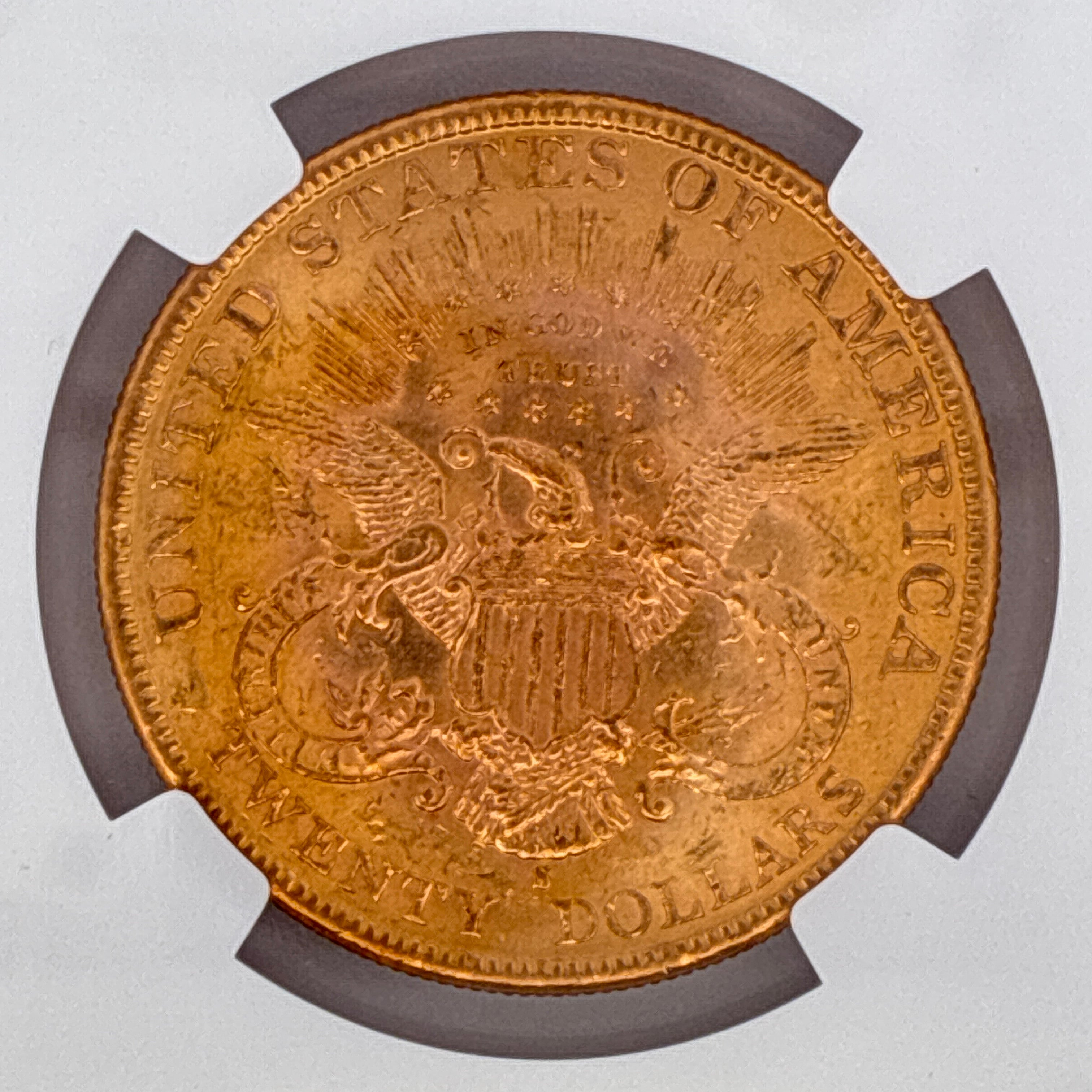 1897-S $20 Liberty Head Double Eagle MS61 NGC Graded