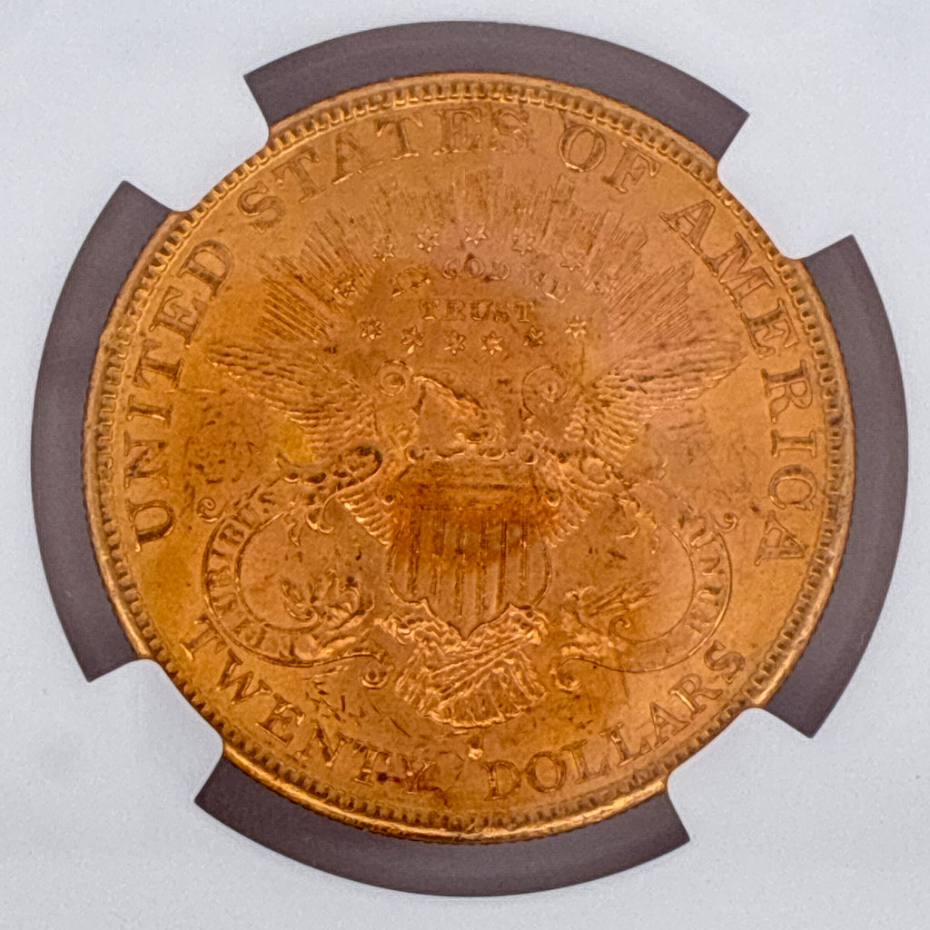 1892-S $20 Liberty Head Double Eagle MS61 NGC Graded