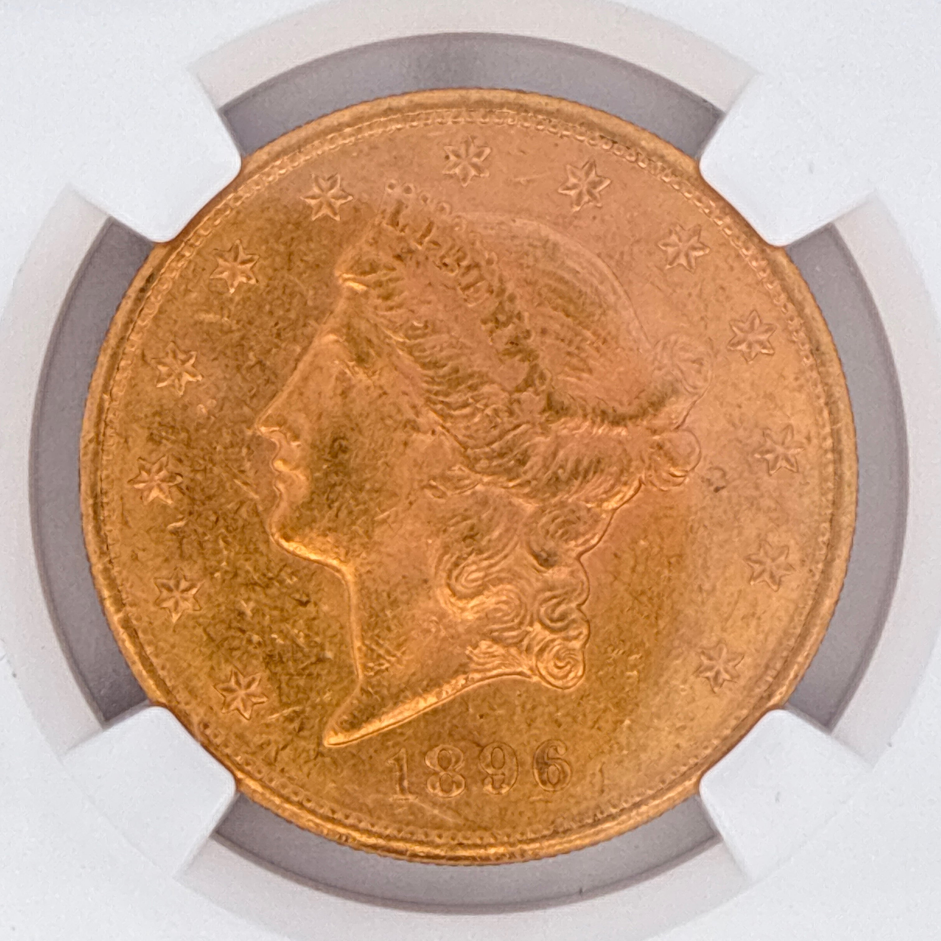1896 $20 Liberty Head Double Eagle MS61 NGC Graded