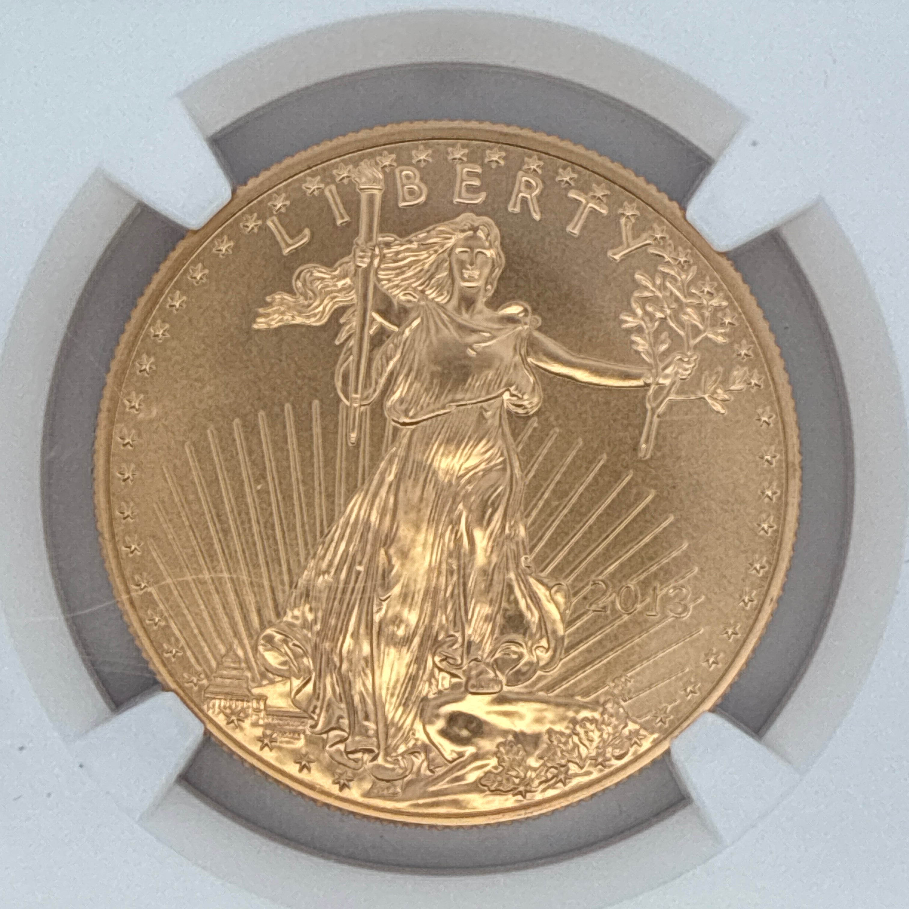 2013 $50 American Gold Eagle MS70 NGC Graded