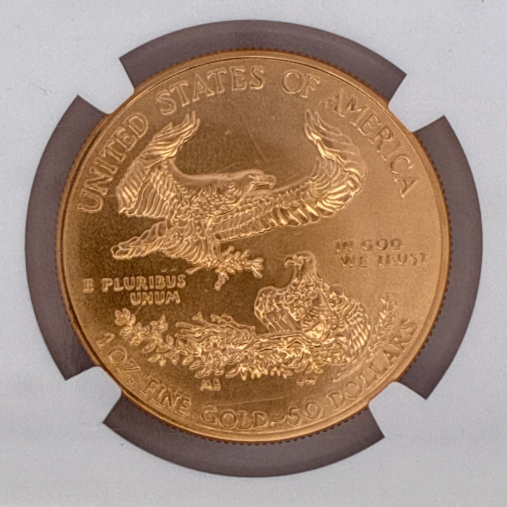 2013 $50 American Gold Eagle MS70 NGC Graded