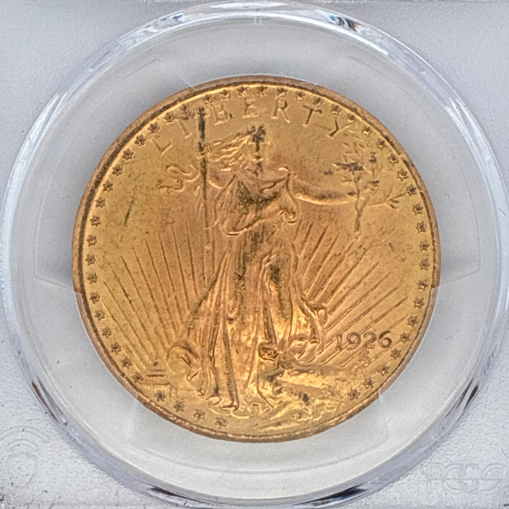 1926 $20 Saint-Gaudens Double Eagle MS65 PCGS Graded
