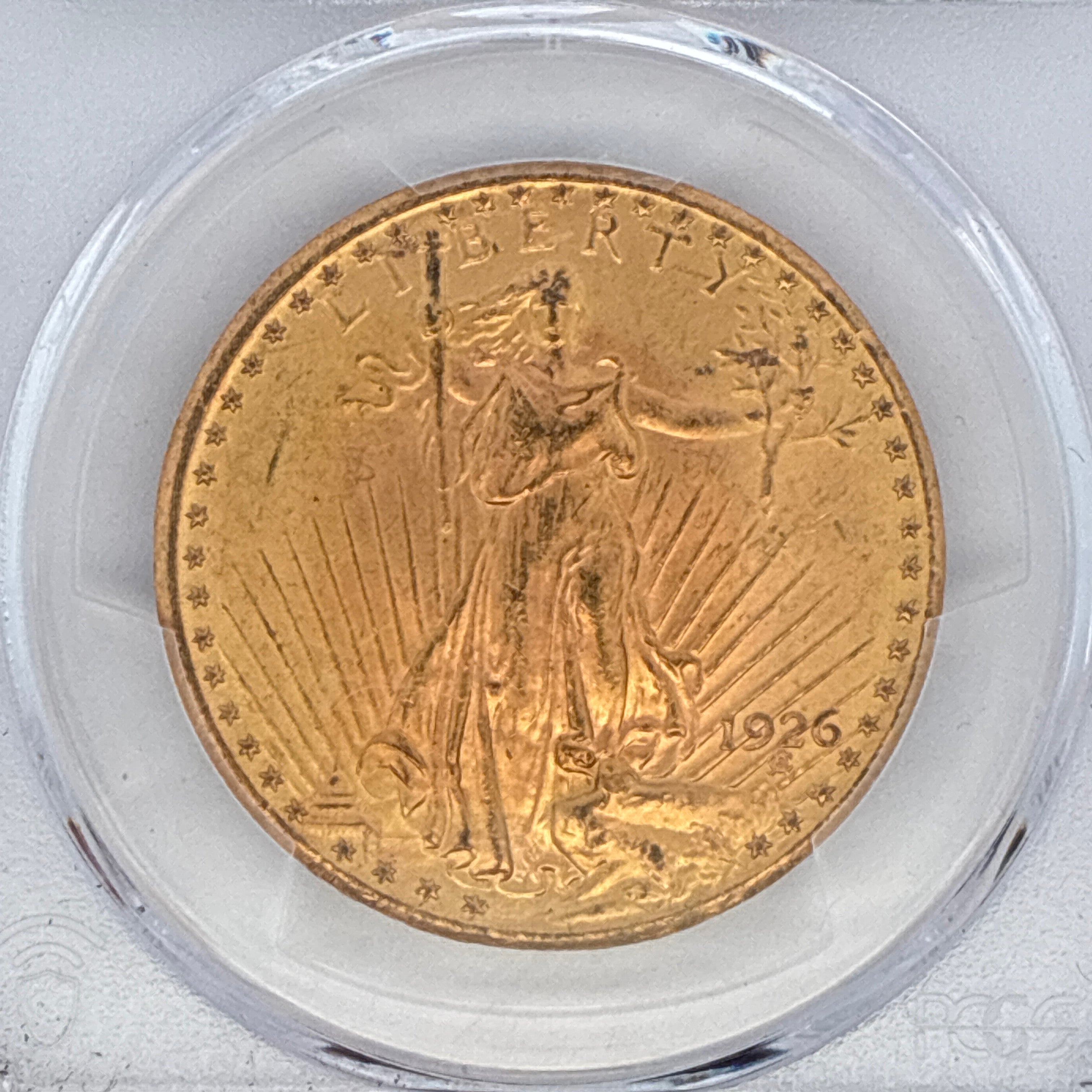 1926 $20 Saint-Gaudens Double Eagle MS65 PCGS Graded