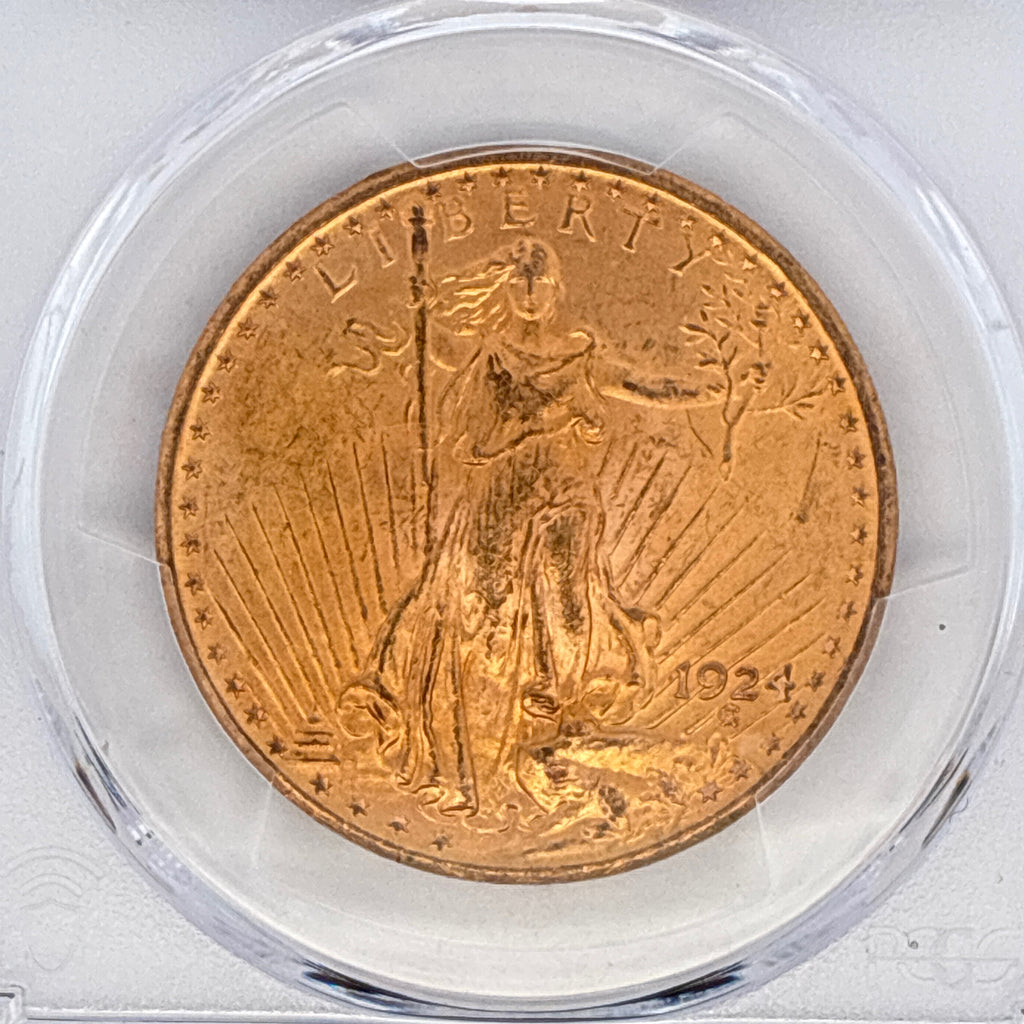 1924 $20 Saint-Gaudens Double Eagle MS64 PCGS Graded