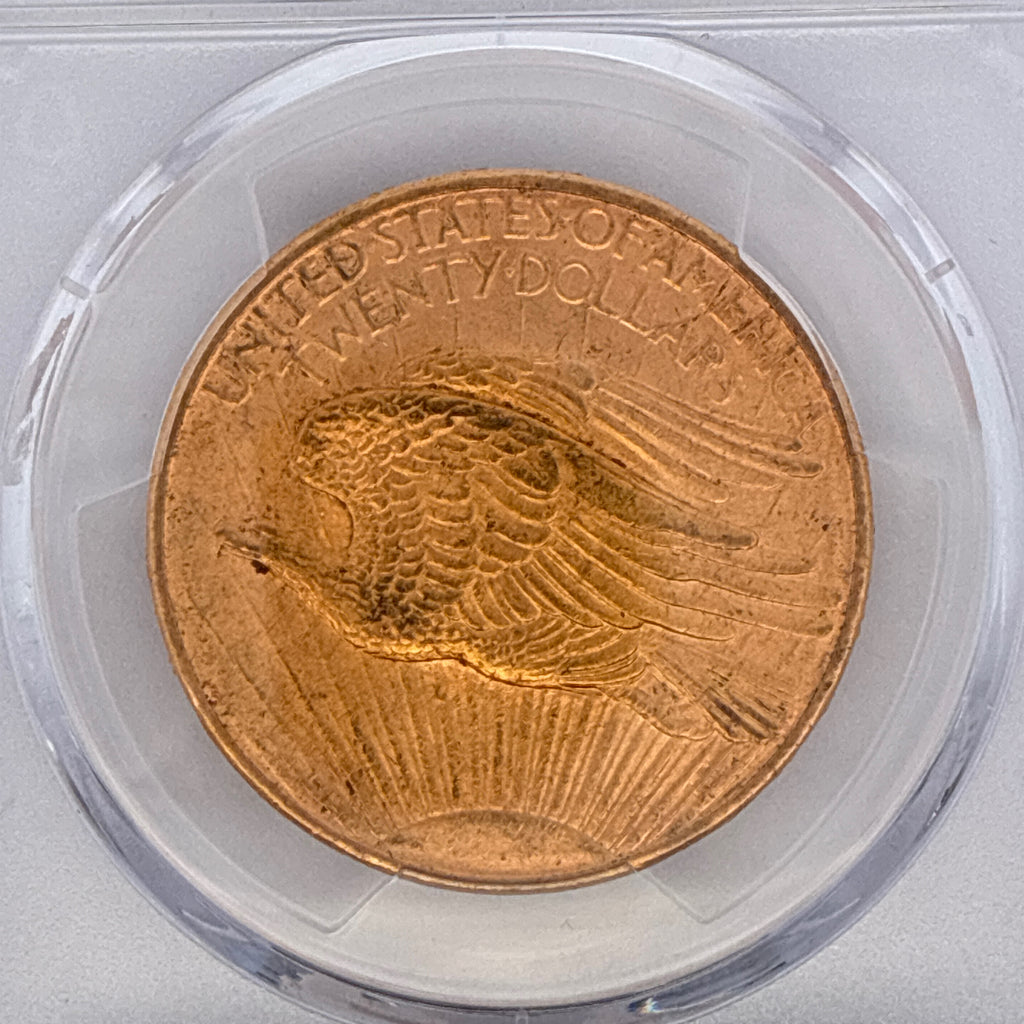 1908 $20 Saint-Gaudens Double Eagle MS62 PCGS Graded