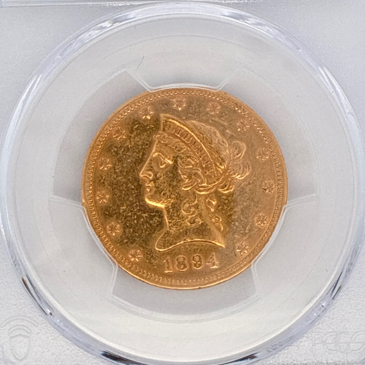 1894 $10 Liberty Head Gold Eagle Cleaned-AU Detail PCGS Graded