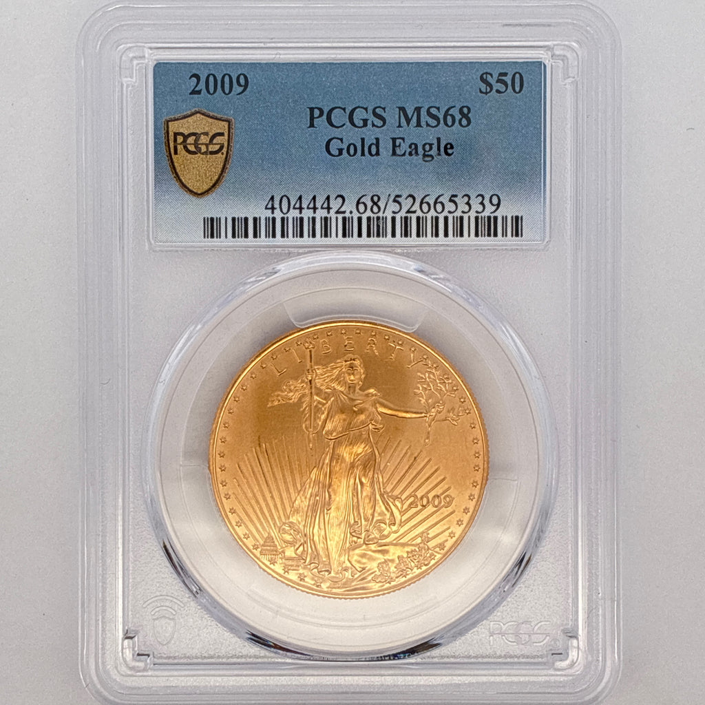 2009 $50 American Gold Eagle MS68 PCGS Graded