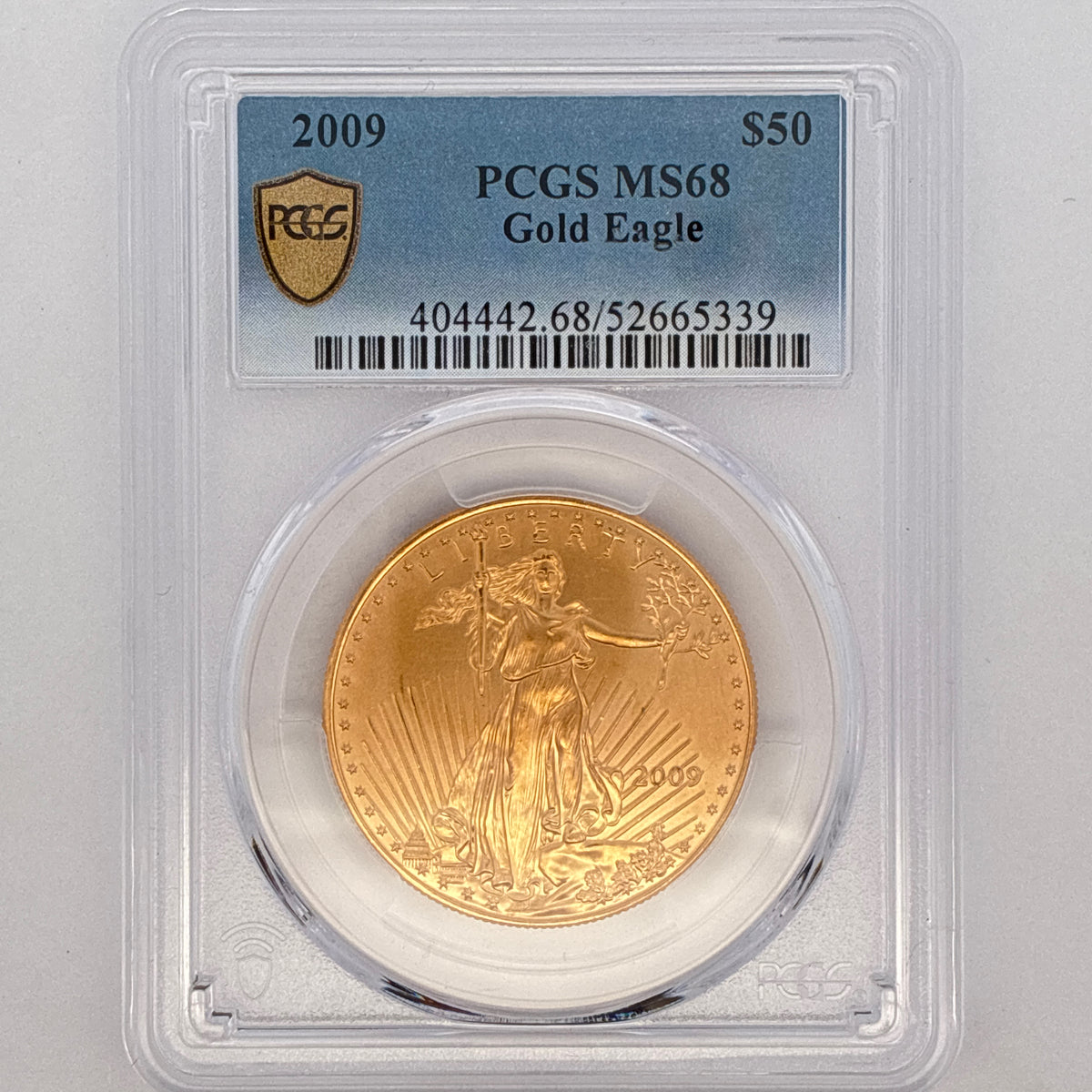 2009 $50 American Gold Eagle MS68 PCGS Graded