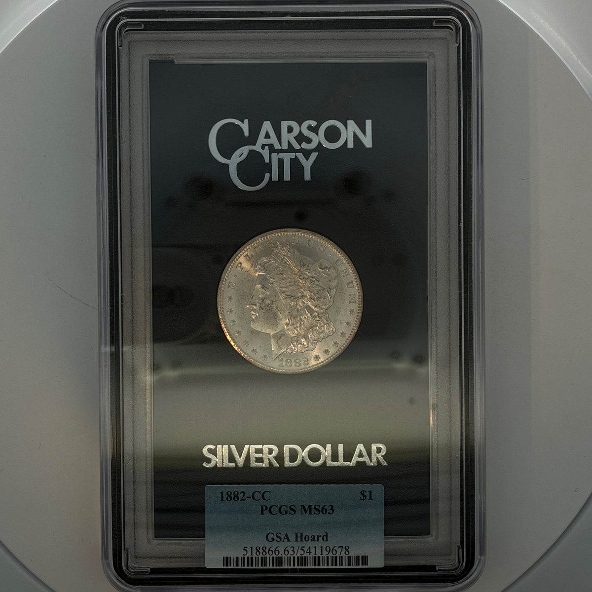 GSA 1882-CC Carson City Morgan Silver Dollar PCGS MS64