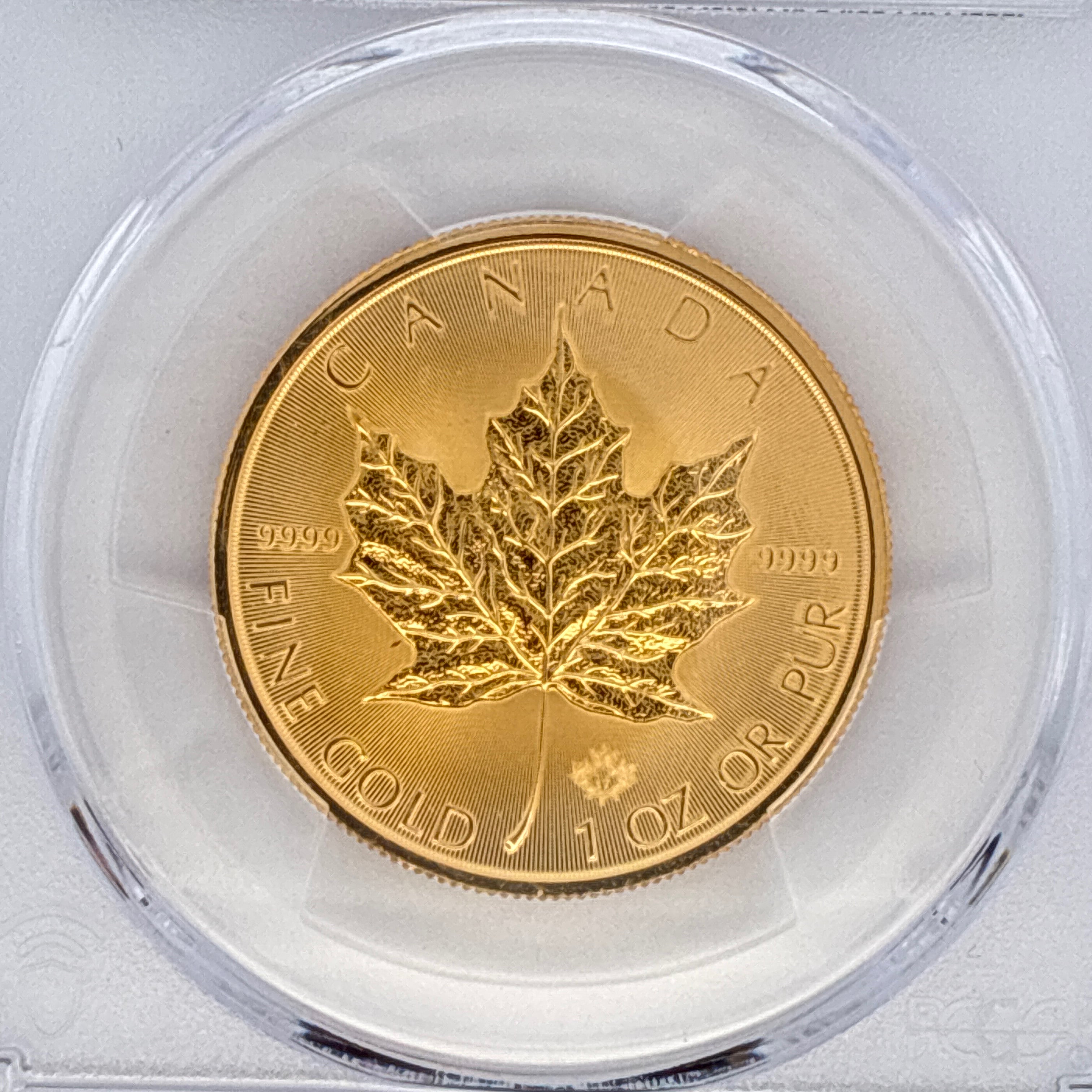 2017 $50 Canadian Gold Maple Leaf MS66 PCGS Graded