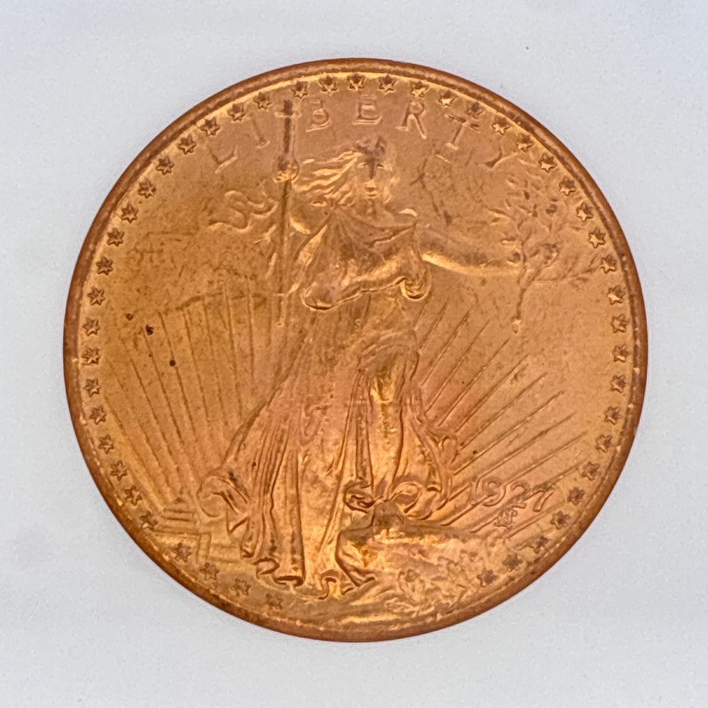 1927 $20 Saint-Gaudens Double Eagle MS64 PCGS Graded