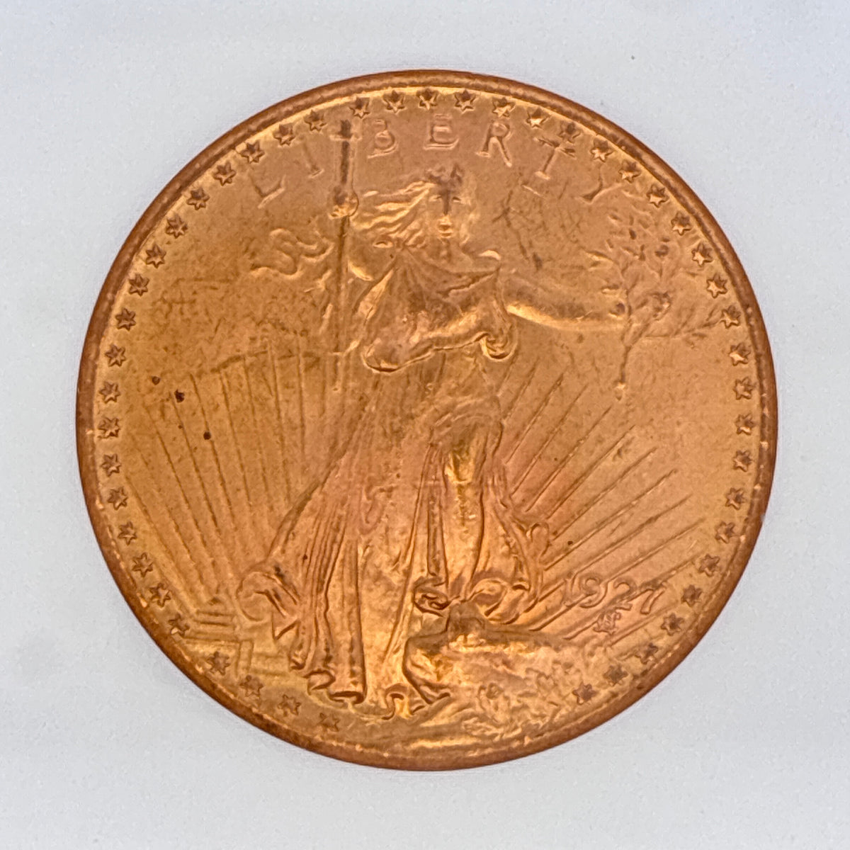 1927 $20 Saint-Gaudens Double Eagle MS64 PCGS Graded
