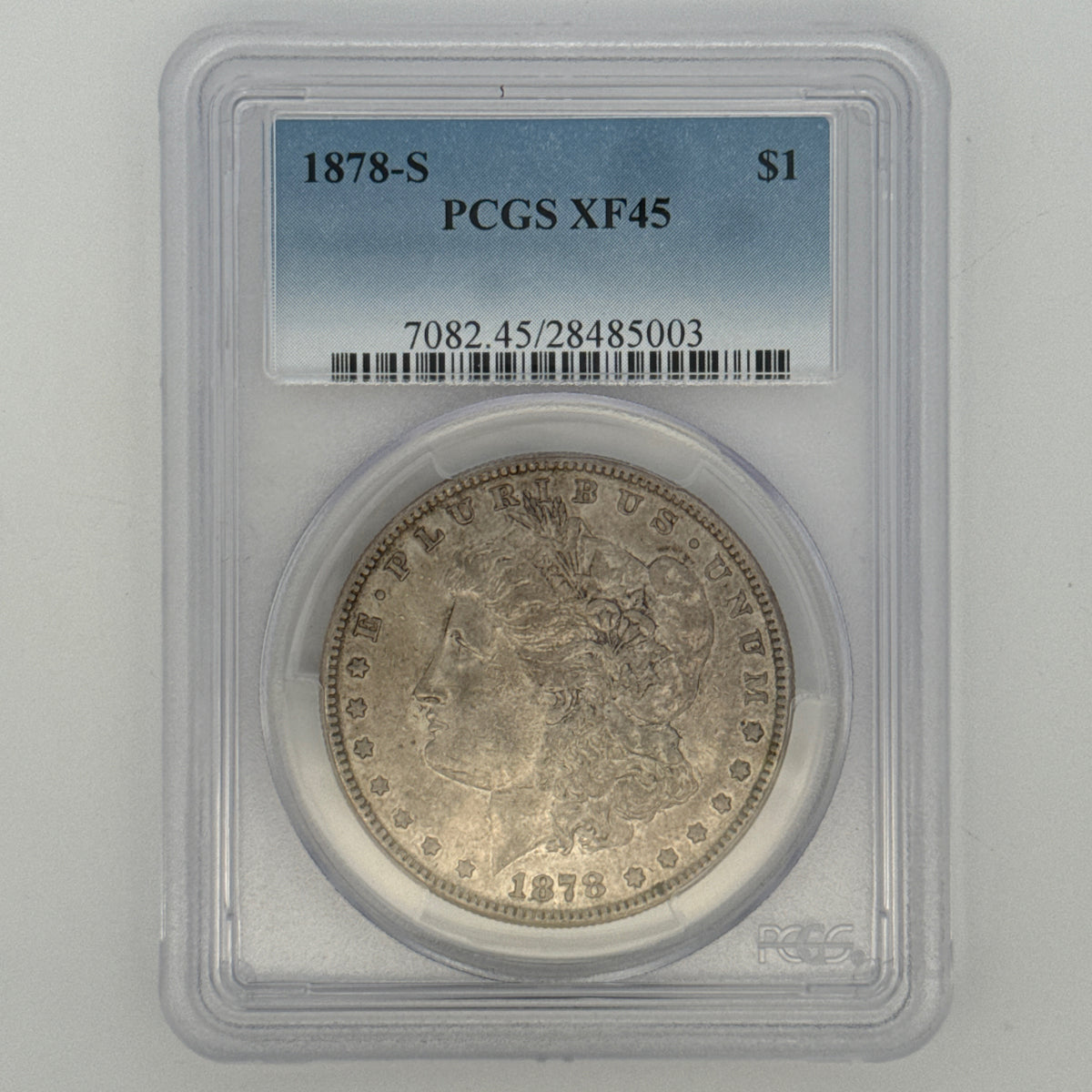 1878-S Morgan Silver Dollar XF45 PCGS Graded