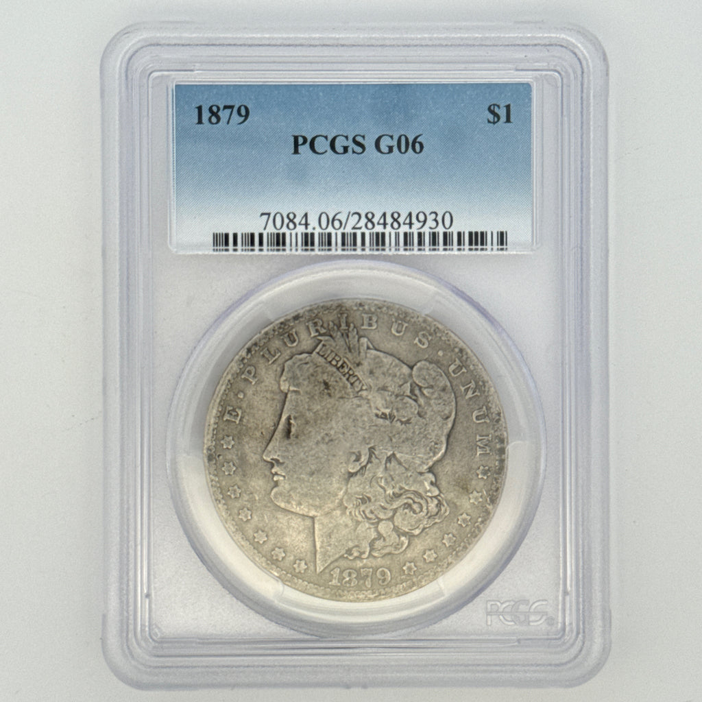 1879 Morgan Silver Dollar G6 PCGS Graded