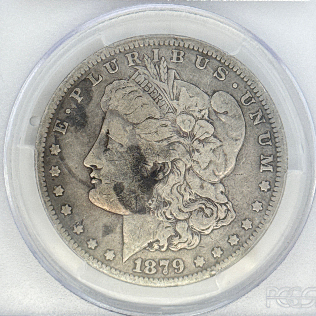 1879 Morgan Silver Dollar F12 PCGS Graded