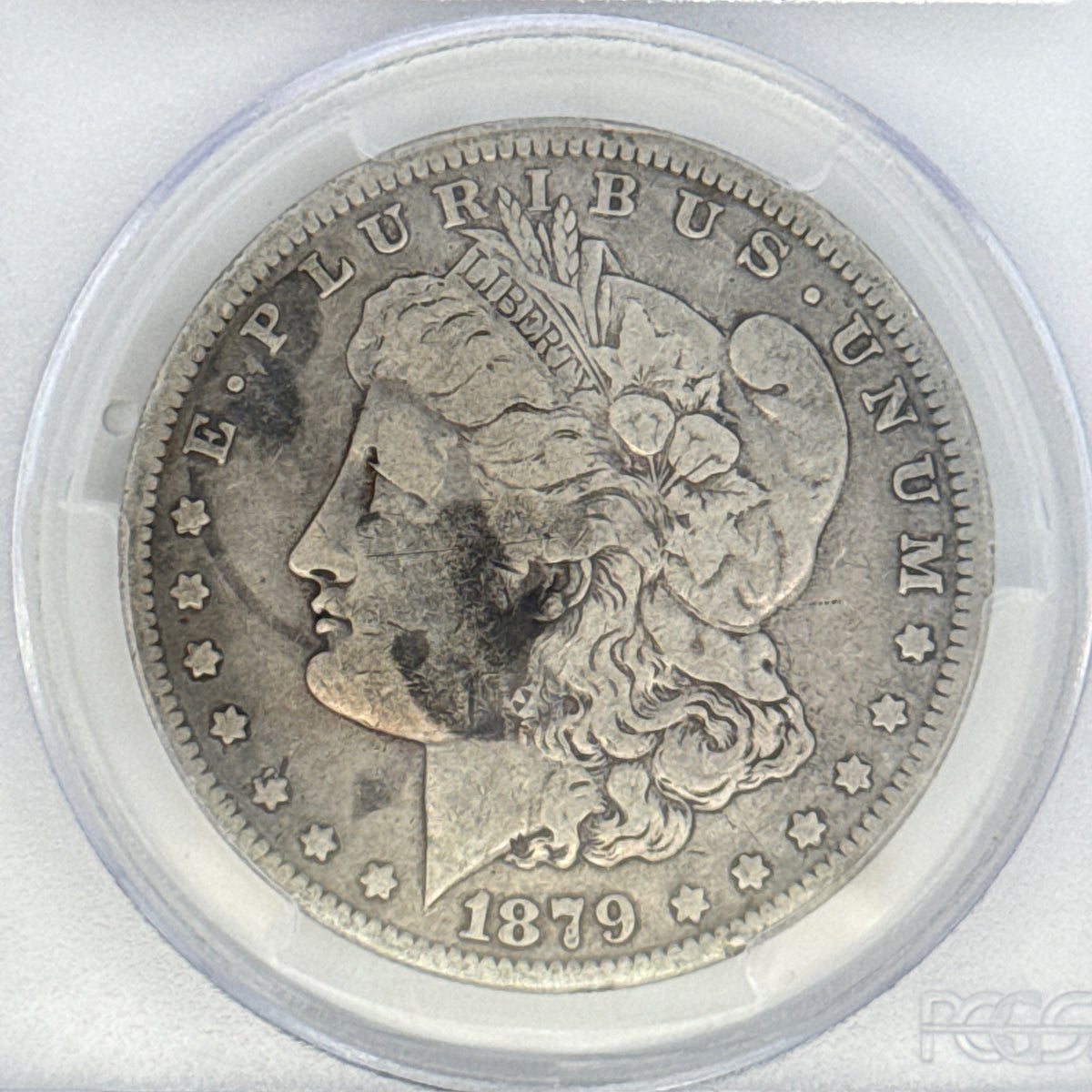 1879 Morgan Silver Dollar F12 PCGS Graded